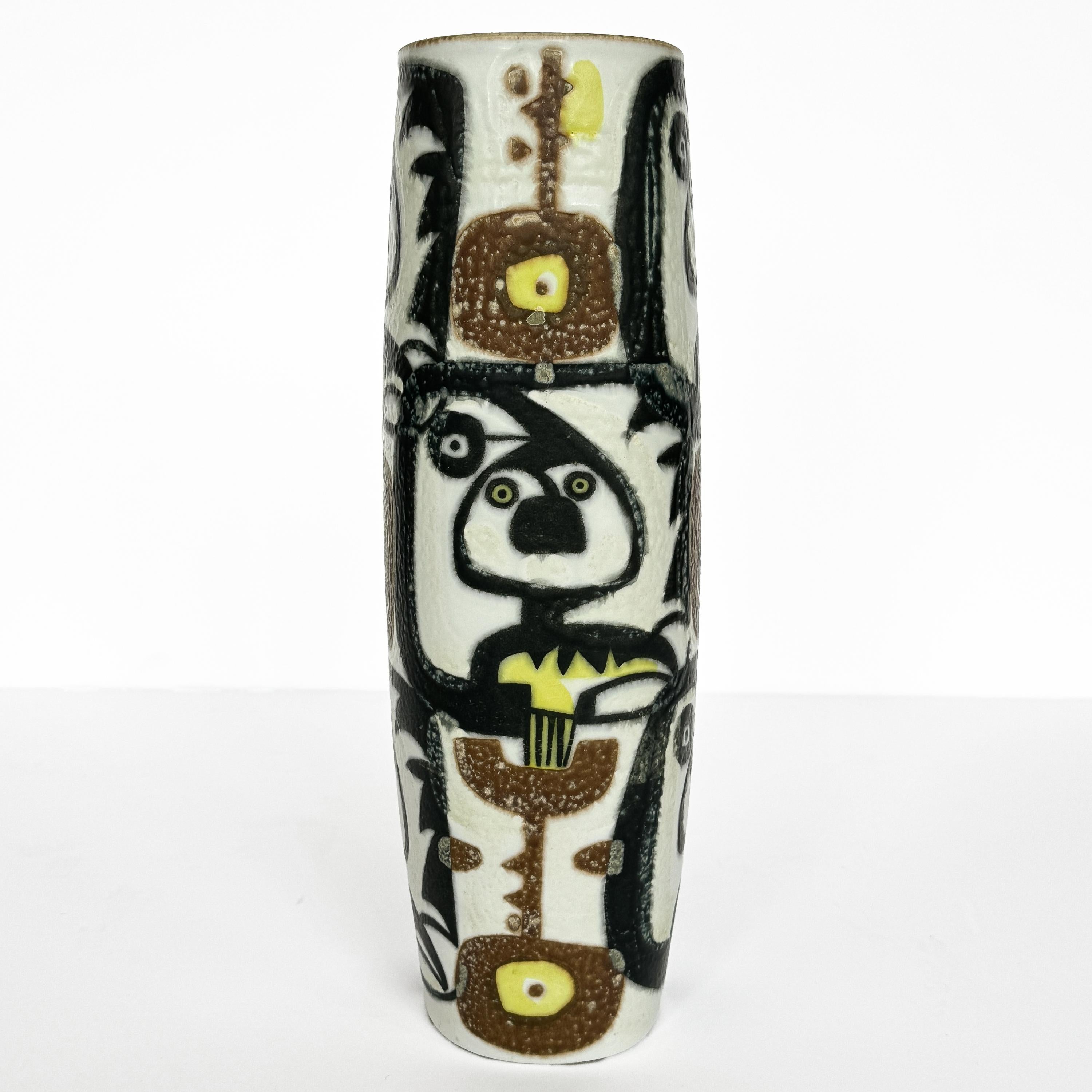 Johanne Gerber Baca Fajance Series Vase for Royal Copenhagen For Sale 4