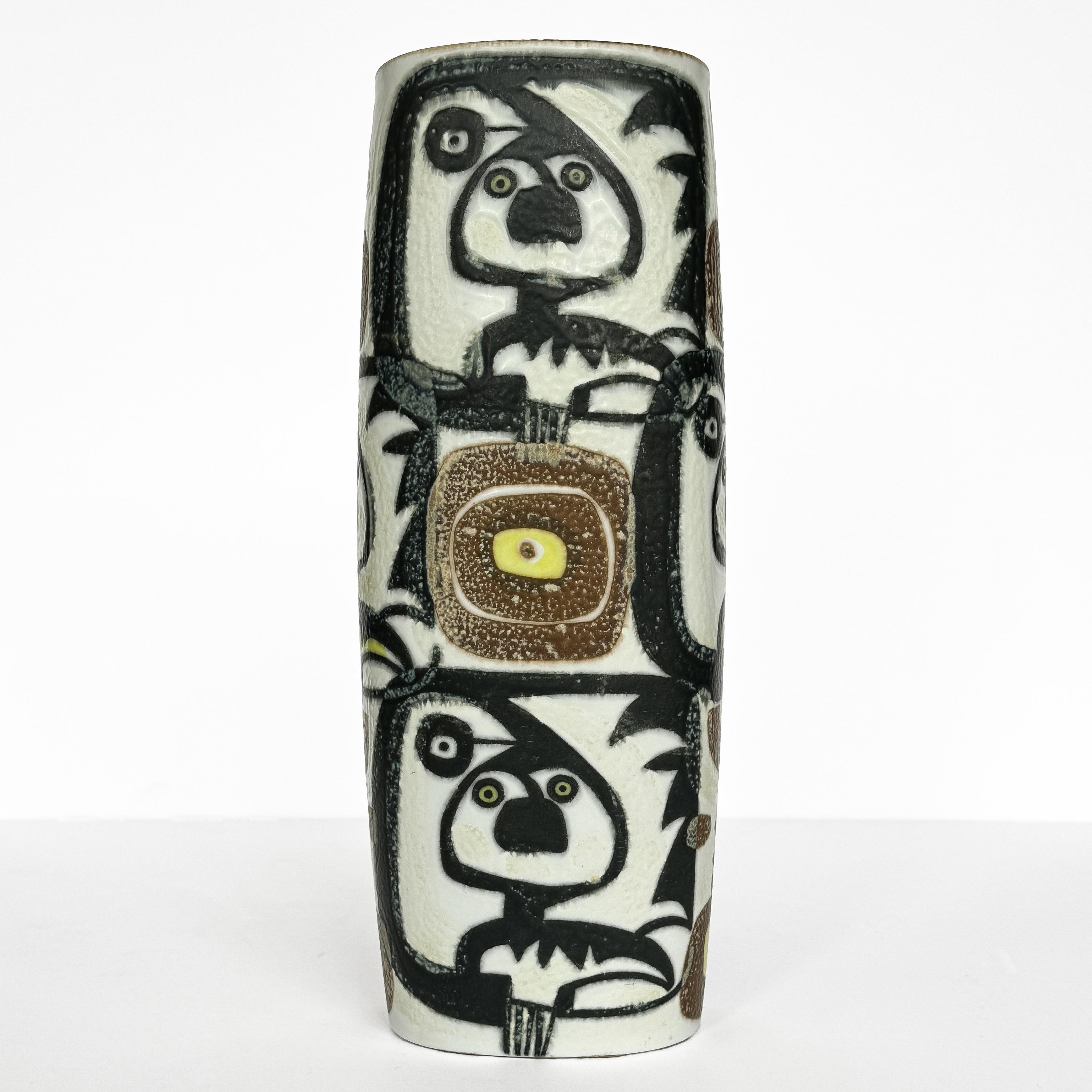 Johanne Gerber Baca Fajance Series Vase for Royal Copenhagen For Sale 5