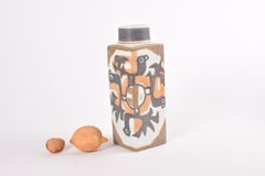 Johanne Gerber for Royal Copenhagen Baca Vase Bird Motif, Danish Ceramic 1970s