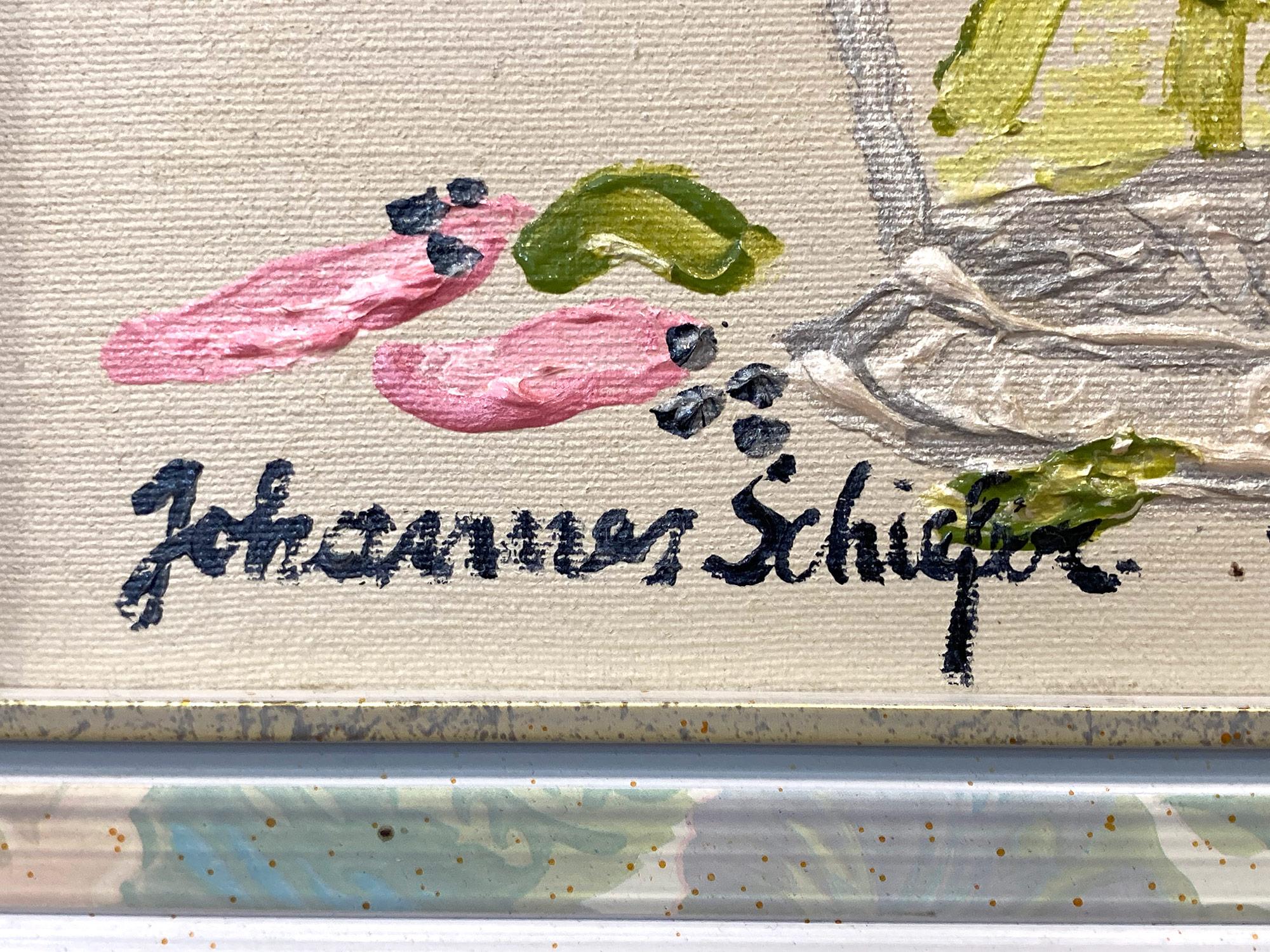 „Sunday Florals“ Buntes impressionistisches Stillleben-Gemälde, Öl auf Leinwand, Öl im Angebot 4