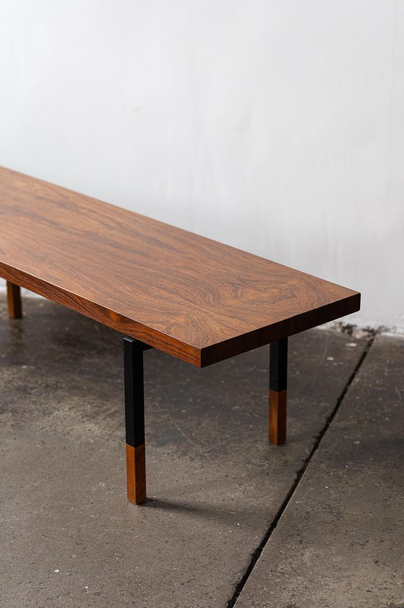 Mid-Century Modern Johannes Aasbjerg Rosewood Coffee Table For Sale