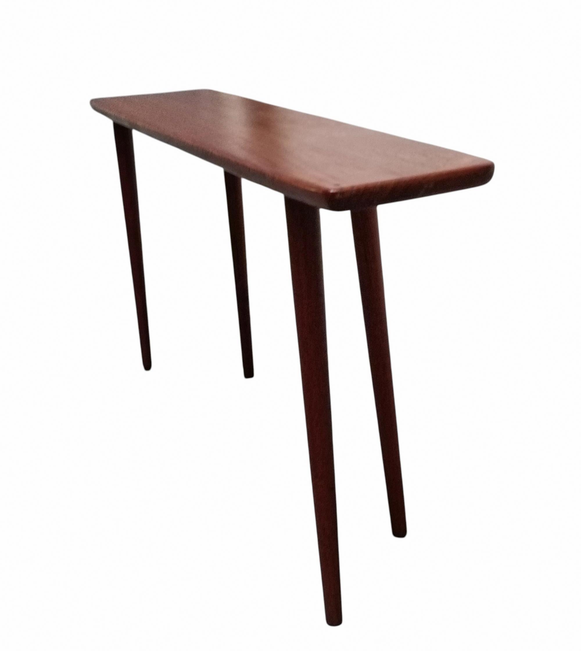 Johannes AAsbjerg Tavolino in Teak, Danimarca 1950s Bon état - En vente à Naples, IT