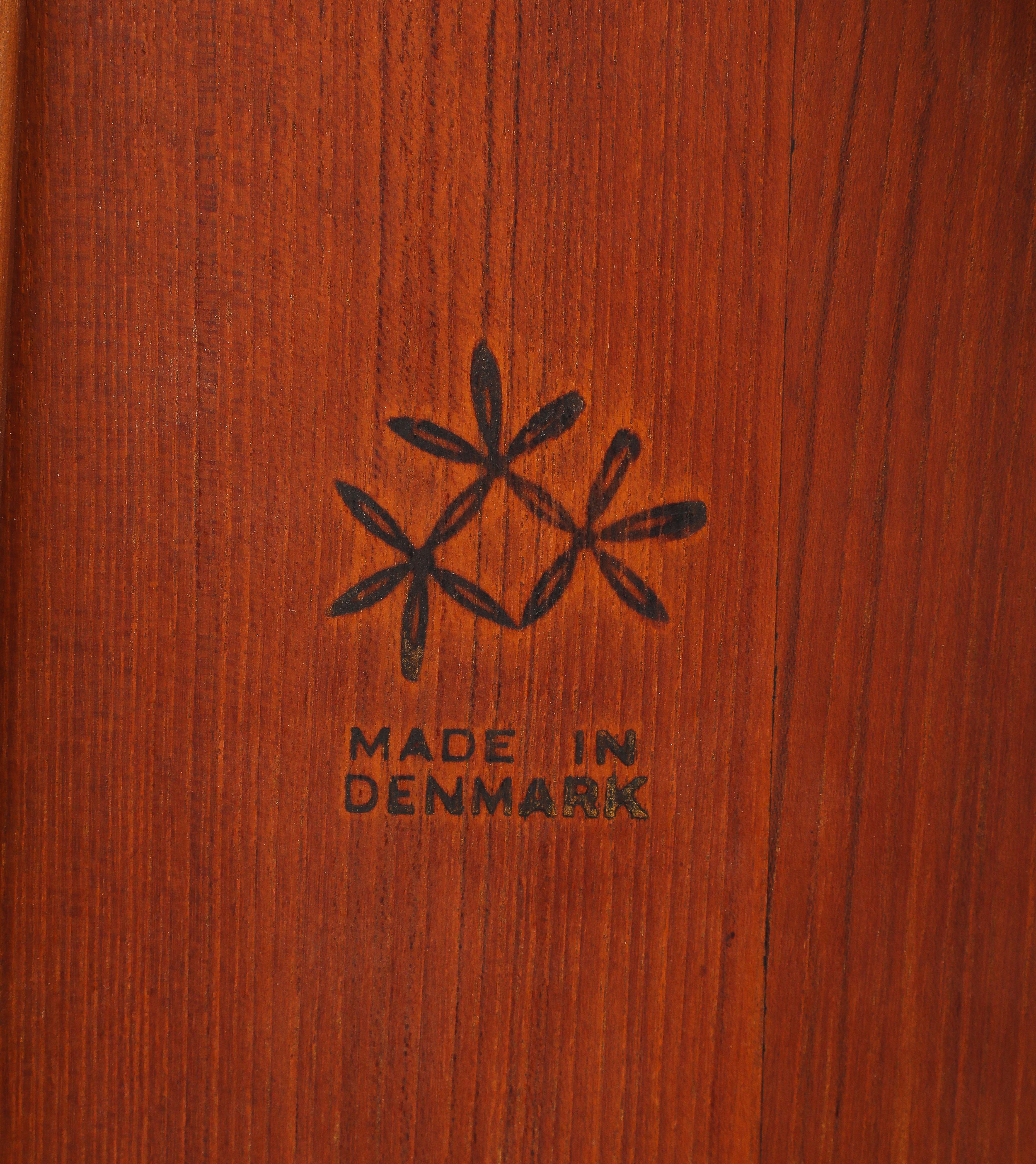 Johannes Aasbjerg Triangle Beistelltische aus Teakholz im Angebot 6