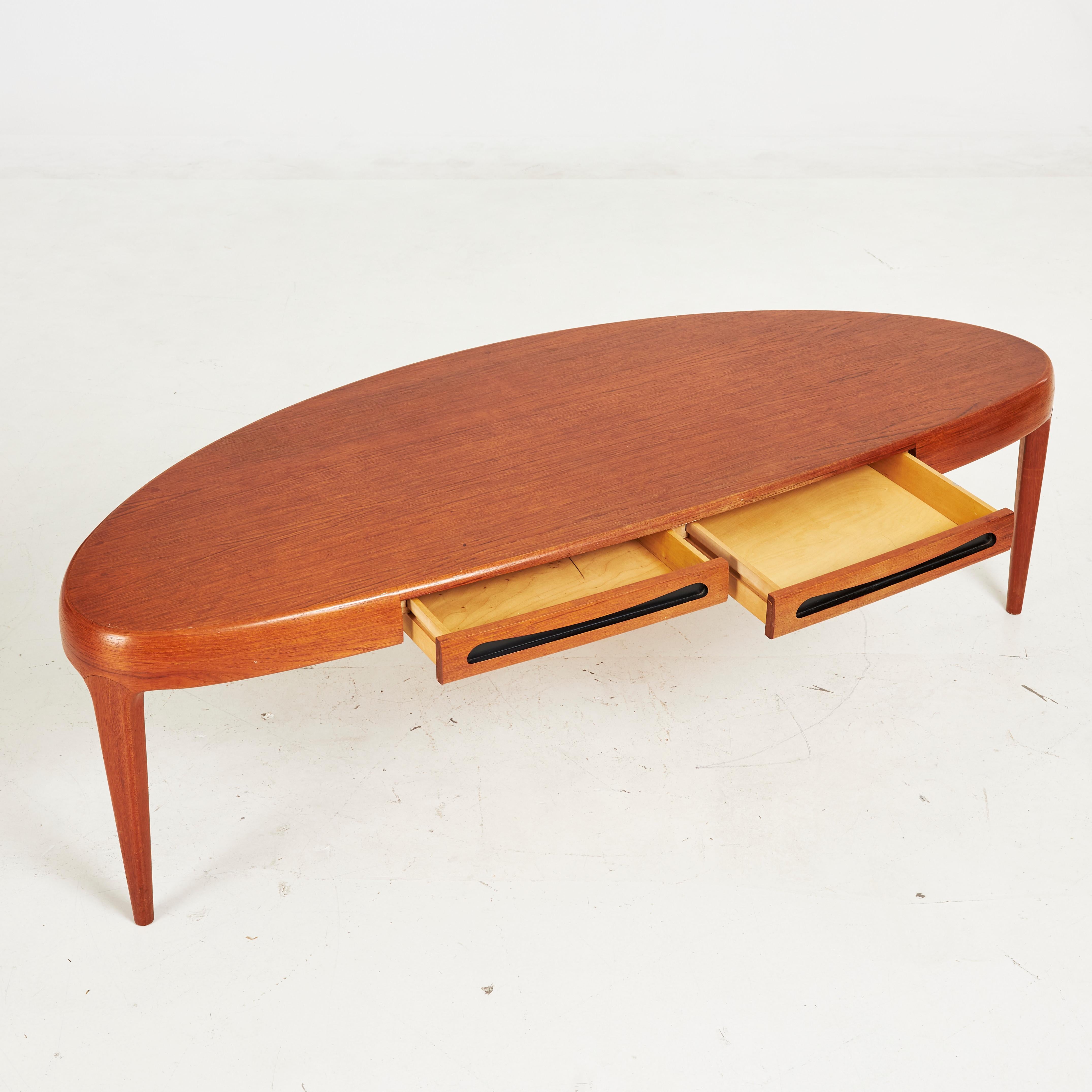 Johannes Andersen, a 'Capri' Coffee Table by Trensum, Denmark 1960s In Good Condition For Sale In Paris, FR