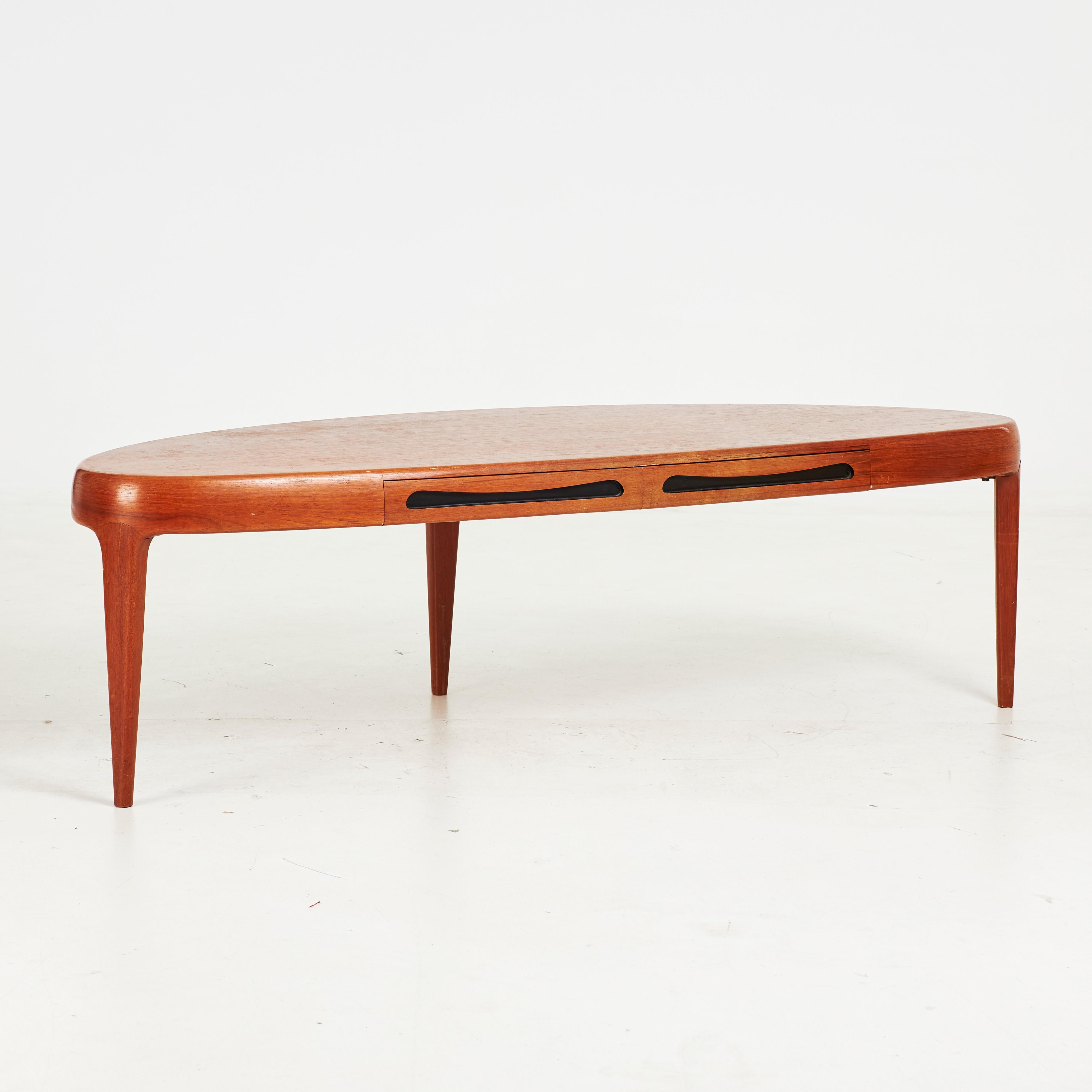 Teak Johannes Andersen, a 'Capri' Coffee Table by Trensum, Denmark 1960s For Sale