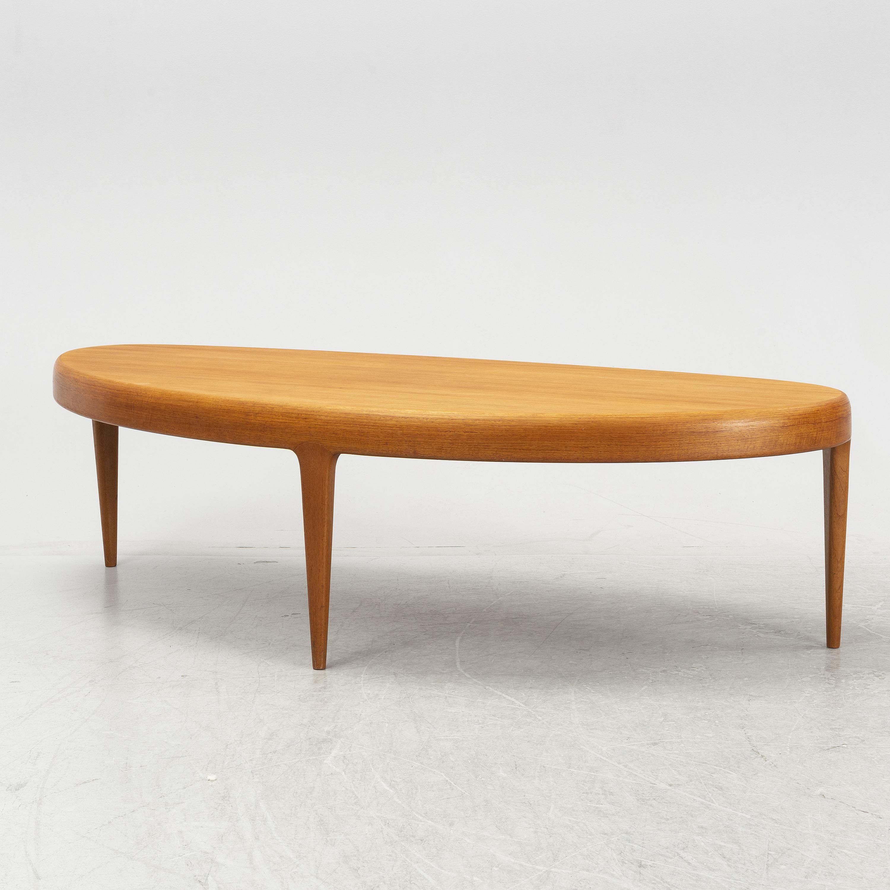 Mid-Century Modern Johannes Andersen, a 'Capri' Coffee Table by Trensum, Denmark 1960s  For Sale