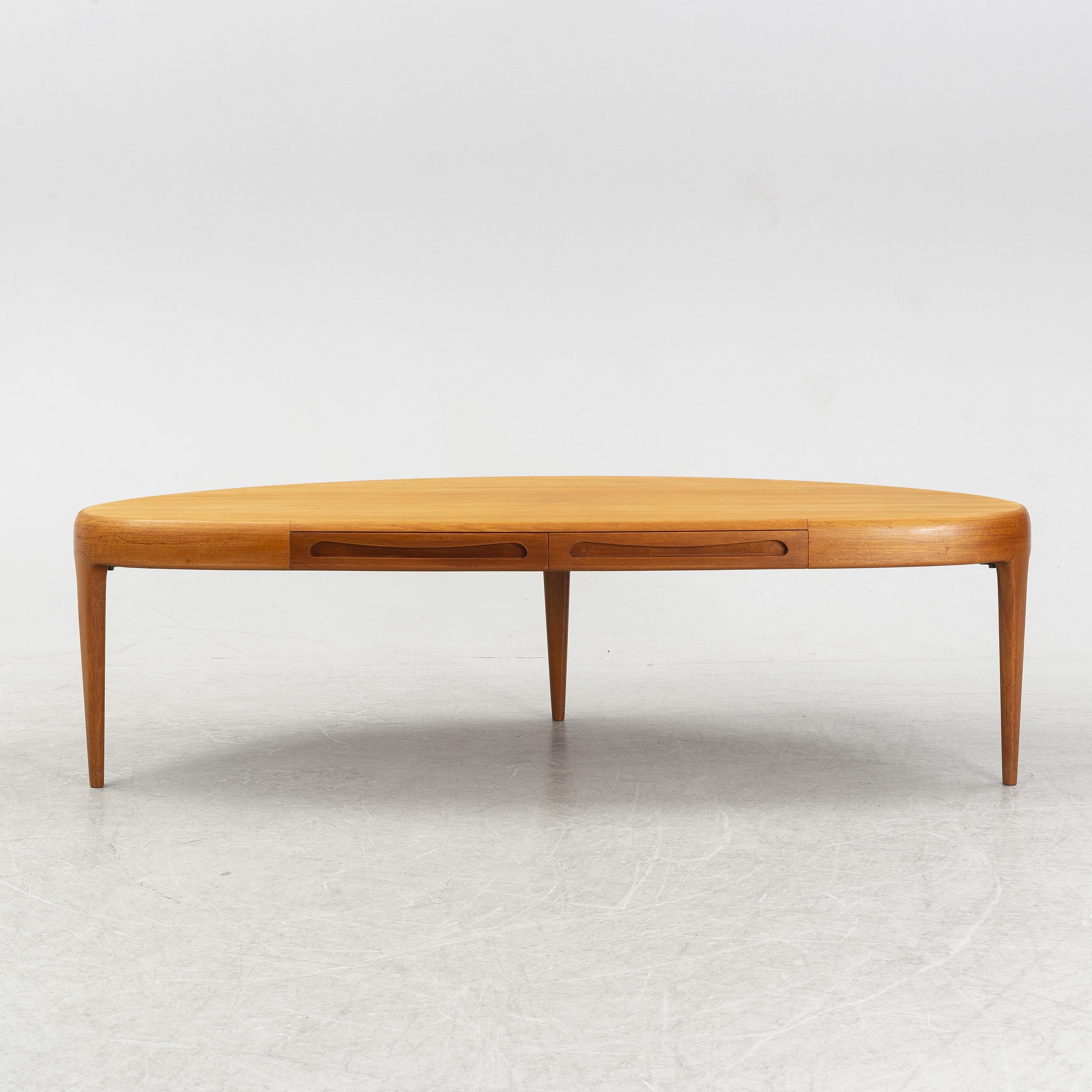 Mid-Century Modern Johannes Andersen, a 'Capri' Coffee Table by Trensum, Denmark 1960s  For Sale