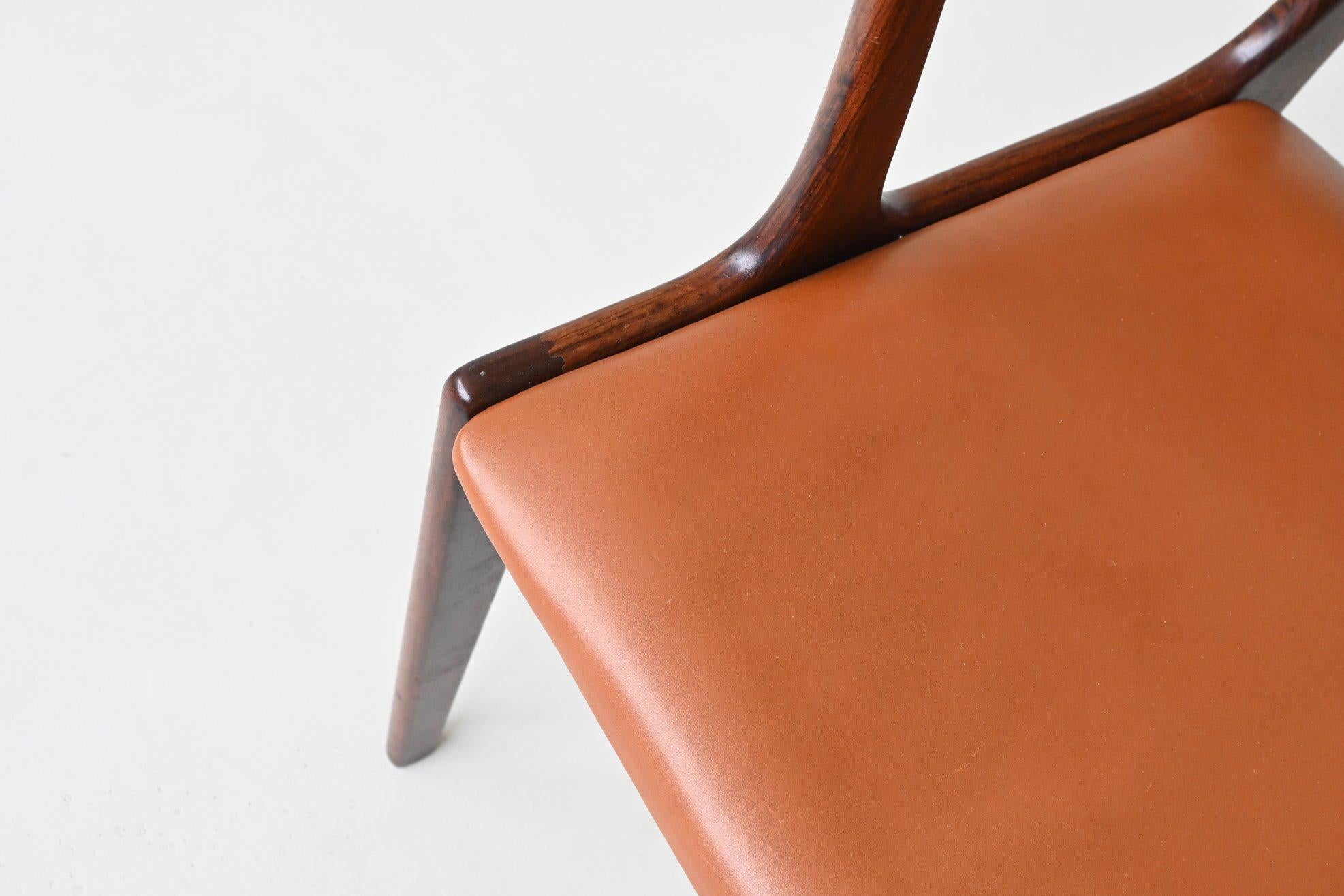 Johannes Andersen armchair in rosewood Uldum Mobelfabrik 1960 For Sale 2