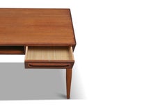 Johannes Andersen Atomic Teak Coffee Table with Drawers