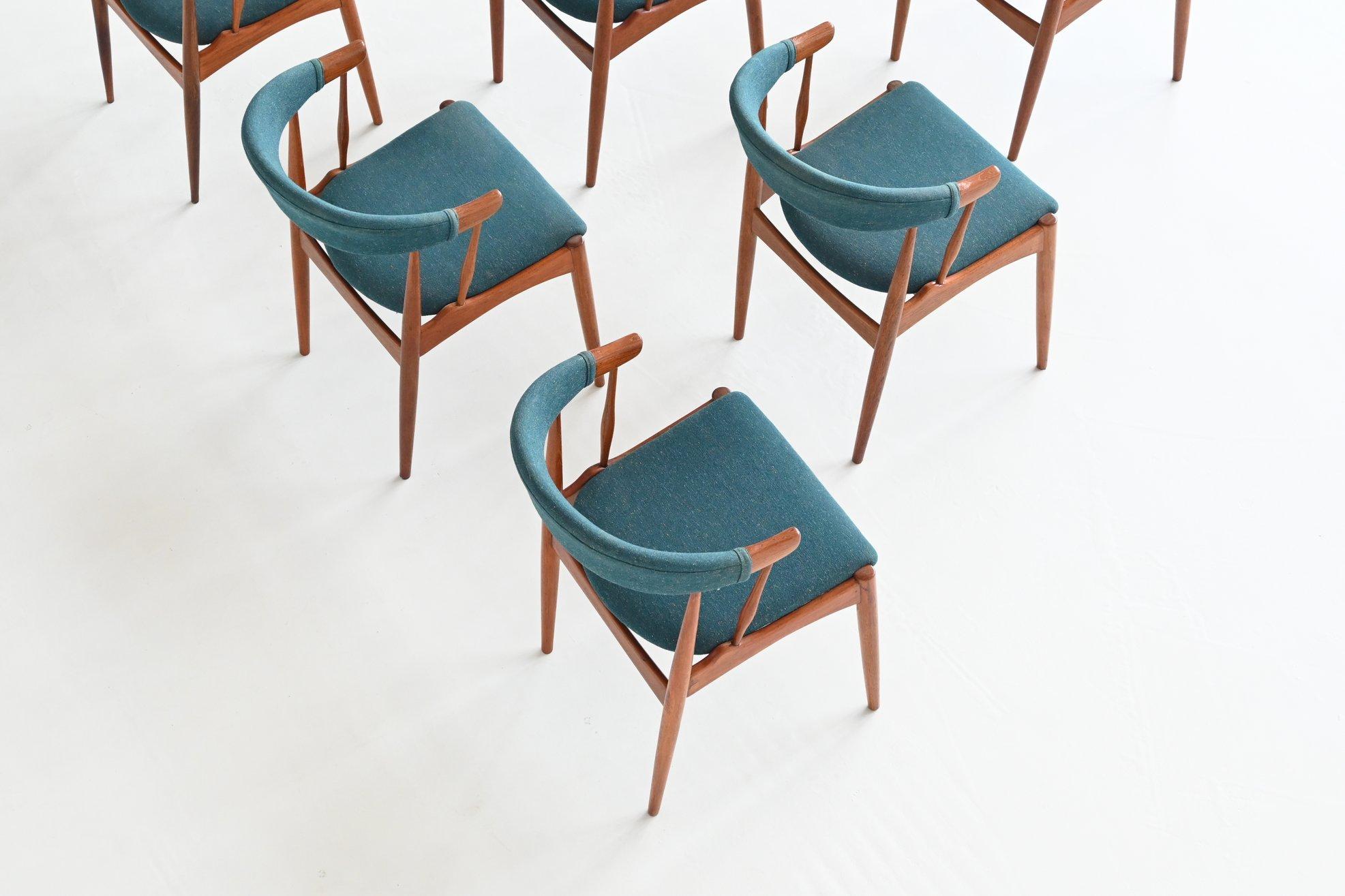 Johannes Andersen BA113 Teak Dining Chairs Denmark, 1969 4
