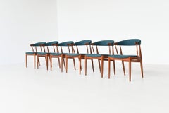 Johannes Andersen BA113 Teak Dining Chairs Denmark, 1969