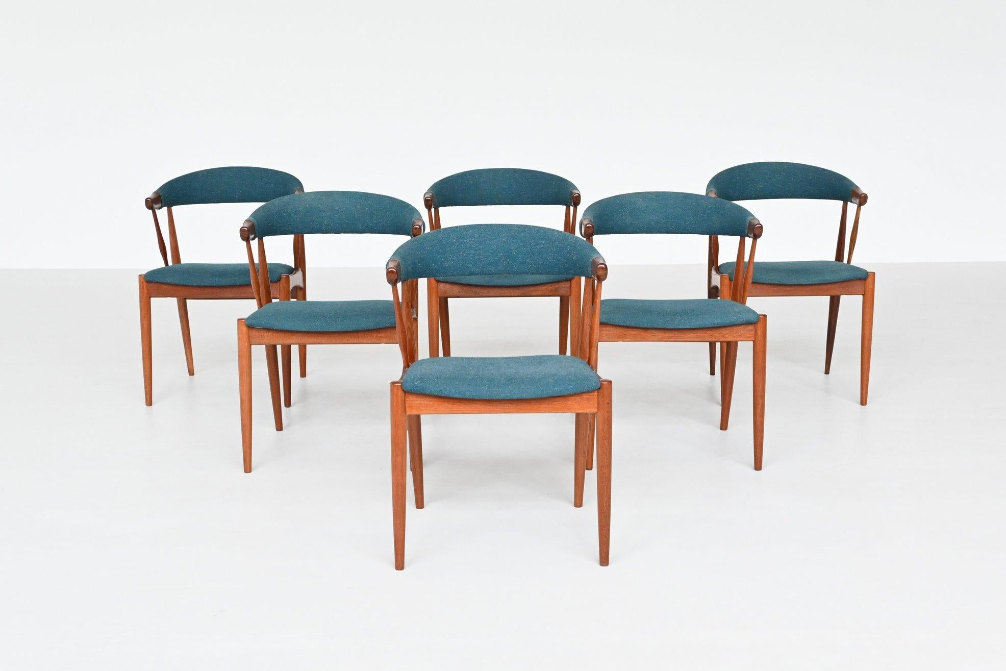 Johannes Andersen BA113 Teak Dining Chairs Denmark, 1969 In Good Condition In Etten-Leur, NL