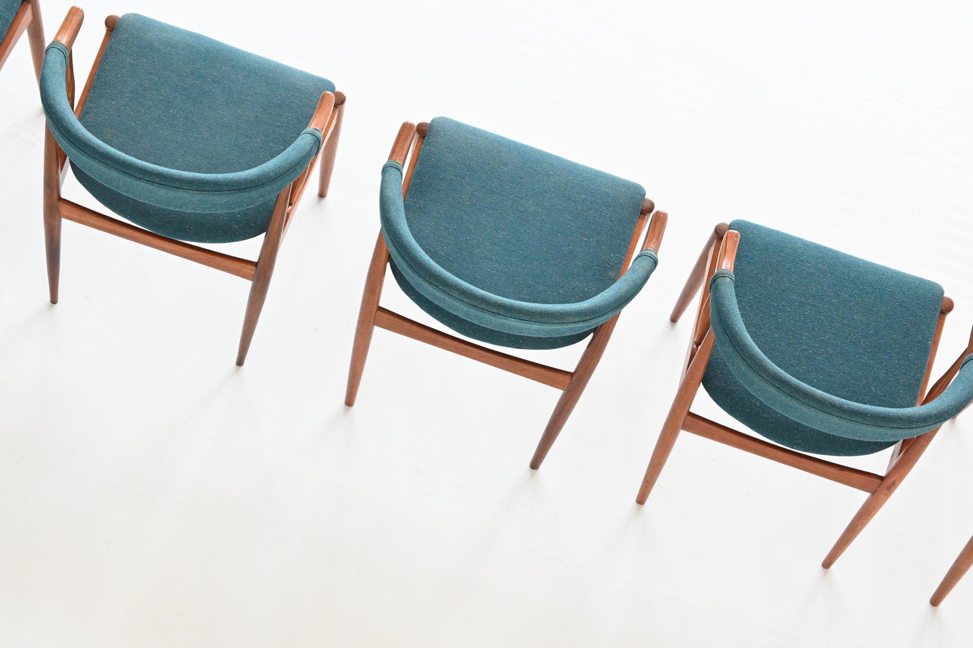 Johannes Andersen BA113 Teak Dining Chairs Denmark, 1969 1