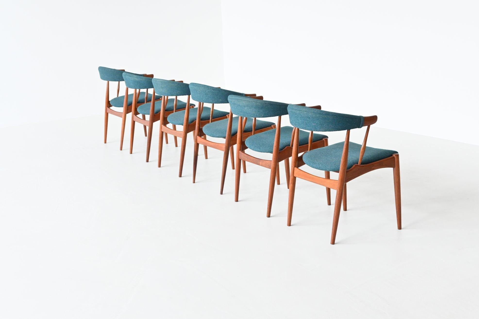 Johannes Andersen BA113 Teak Dining Chairs Denmark, 1969 2