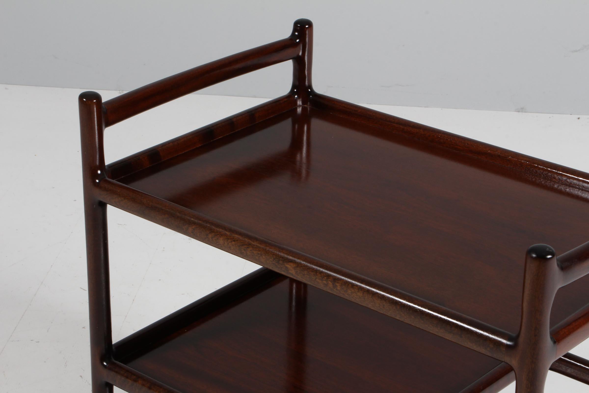 Danish Johannes Andersen bar cart in mahogany, 1960s