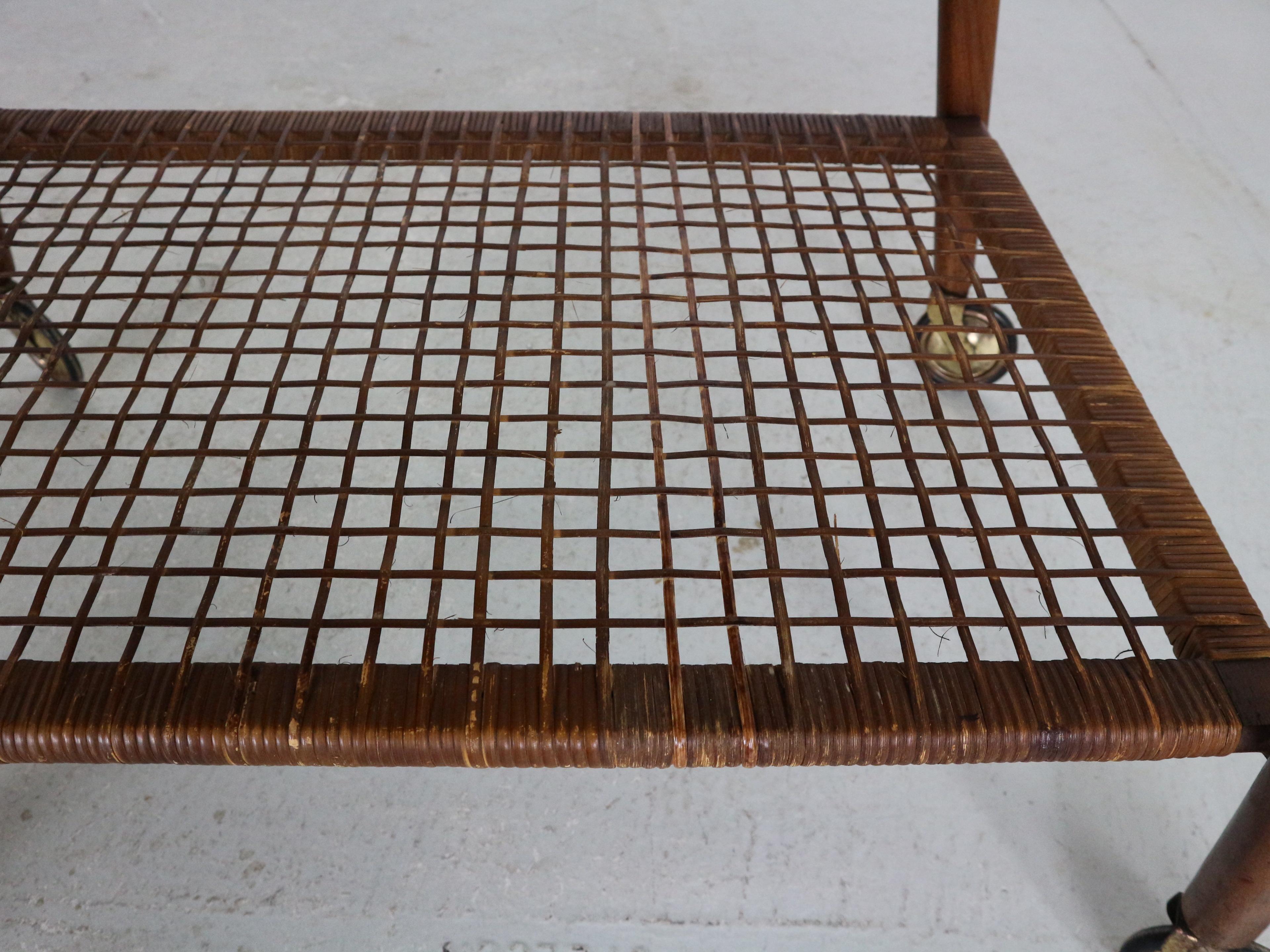 Johannes Andersen Bar Cart/ Serving Trolley in Teak, 1960 Denmark 10