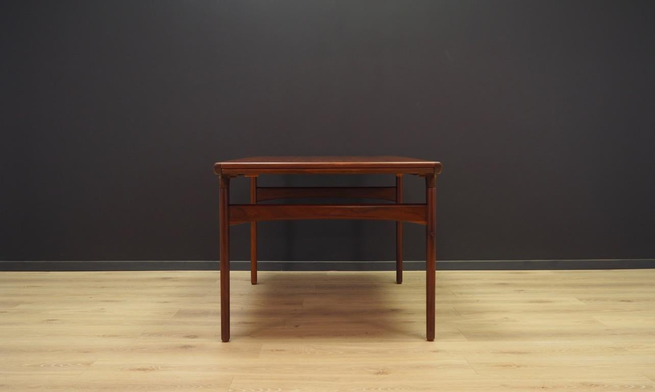 Johannes Andersen Brown Dining Table Teak Danish Design, 1960s 2