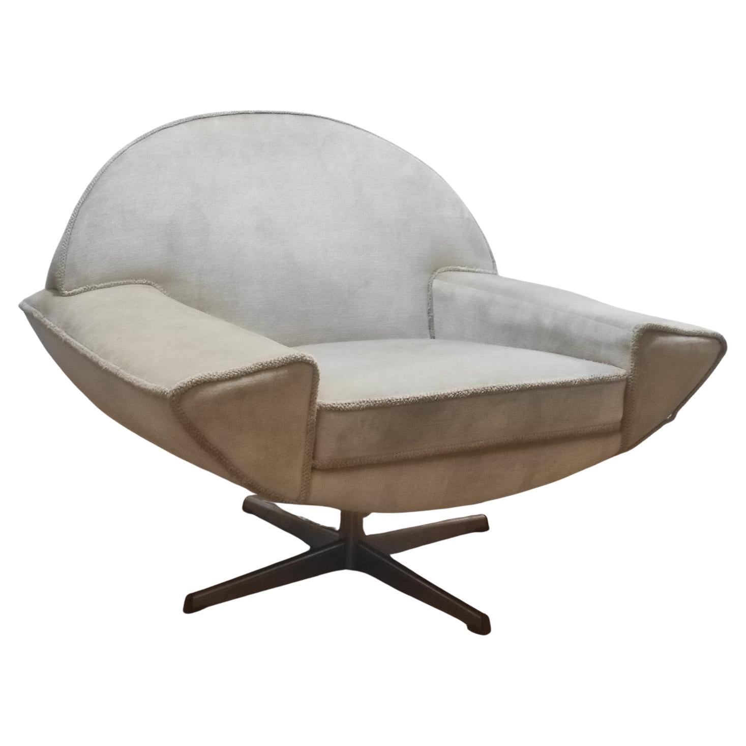 Johannes Andersen Capri Longue Chair 1950s en venta