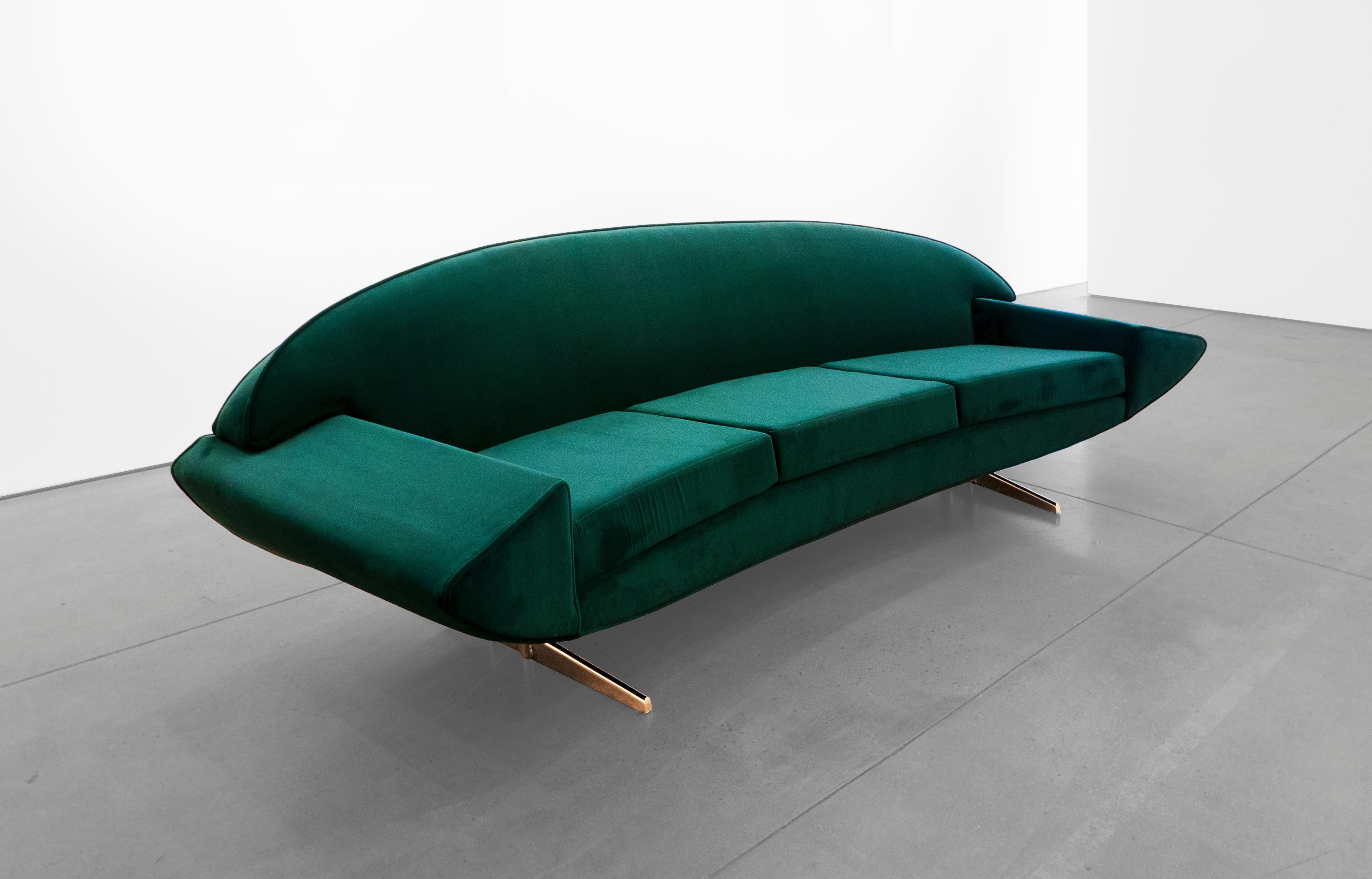 Johannes Andersen 'Capri'-Sofa:: ca. 1950-1959 (Moderne der Mitte des Jahrhunderts)