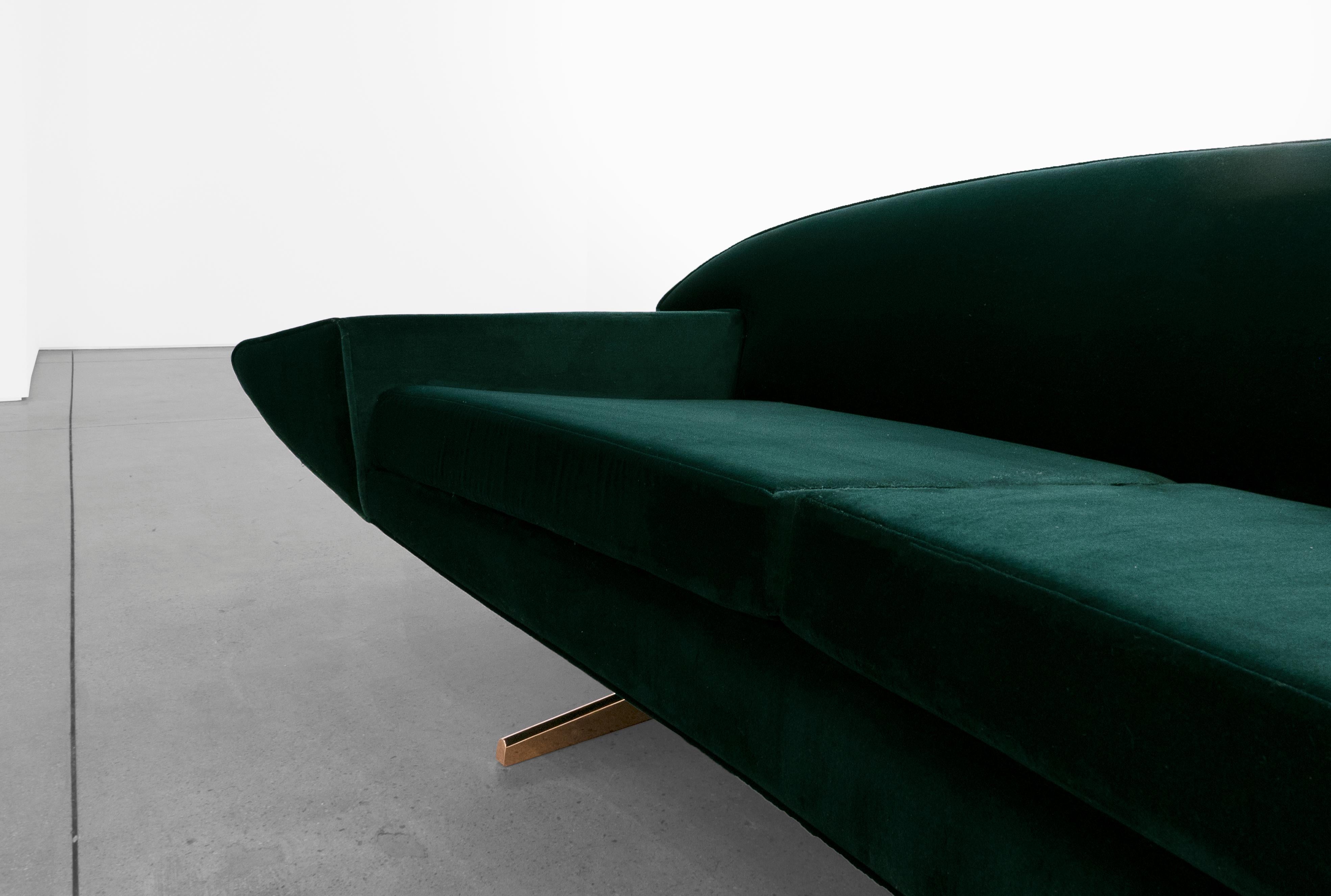 Johannes Andersen 'Capri' Sofa, circa 1950-1959 In Excellent Condition In LAGUNA BEACH, CA