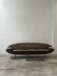 Johannes Andersen Capri Sofa, Rare Fabric, Trensum, 1958 Designed