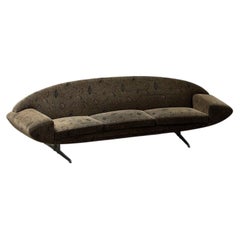 Johannes Andersen Capri Sofa, Rare Fabric, Trensum, 1958 Designed