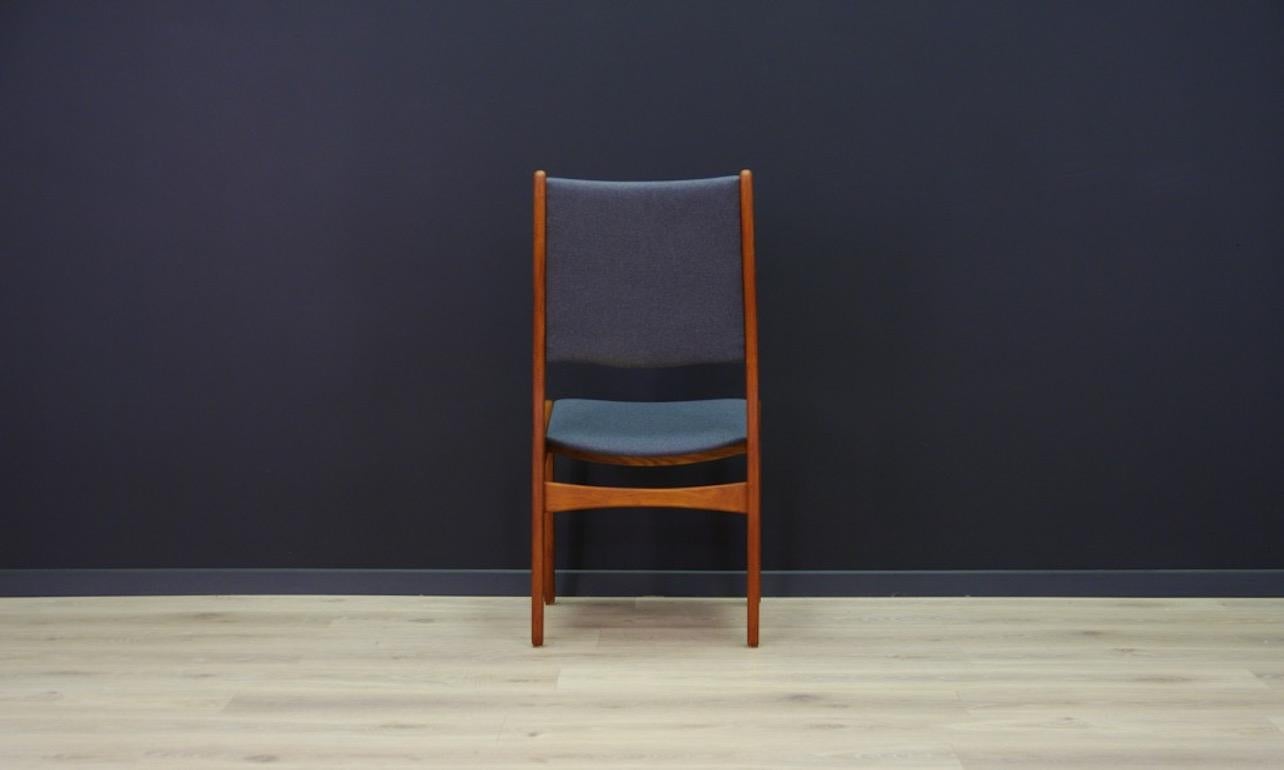 Fabric Johannes Andersen Chairs Retro Danish Design