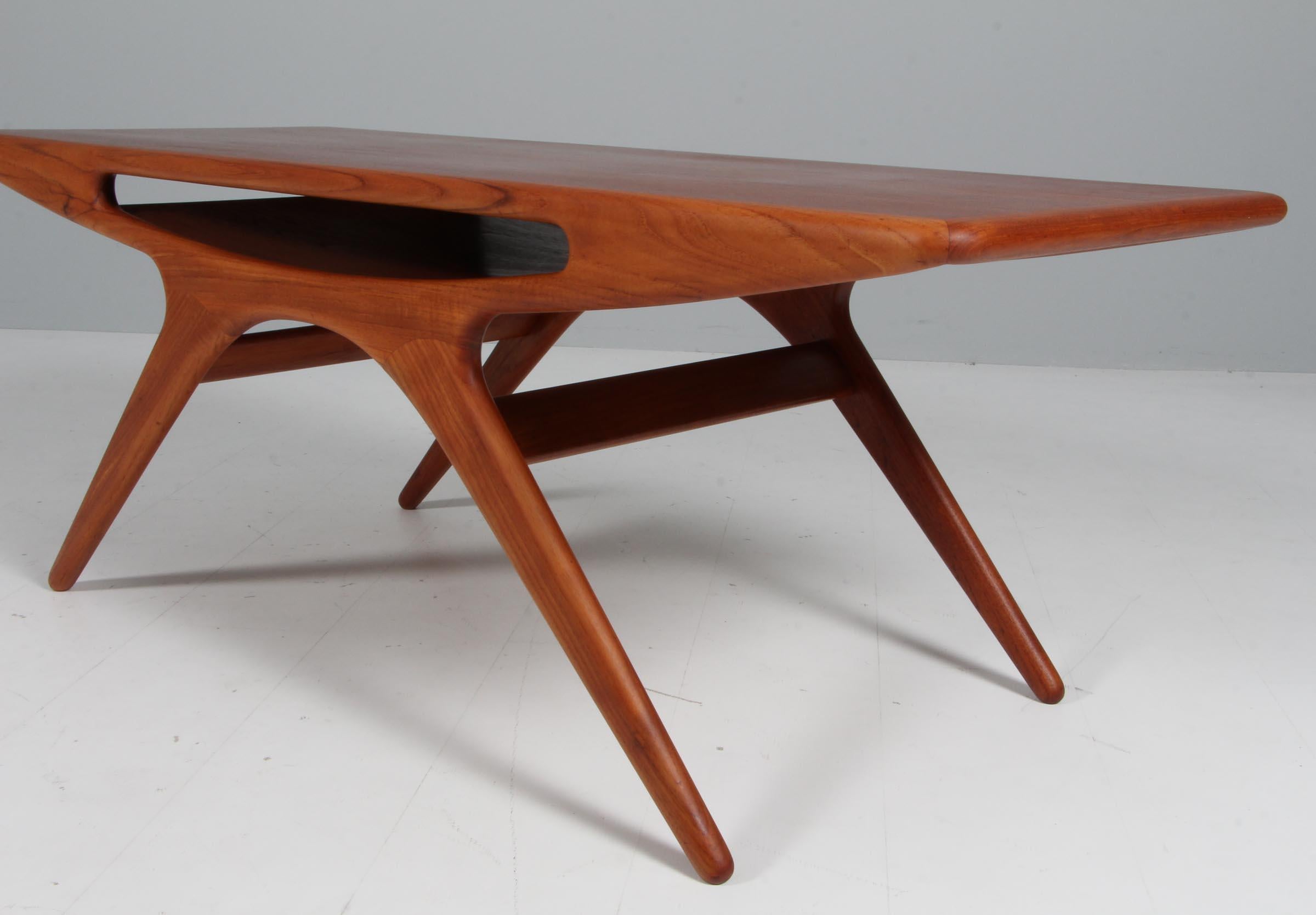 Mid-20th Century Johannes Andersen Coffee Table Produced by CFC Silkeborg in Denmark