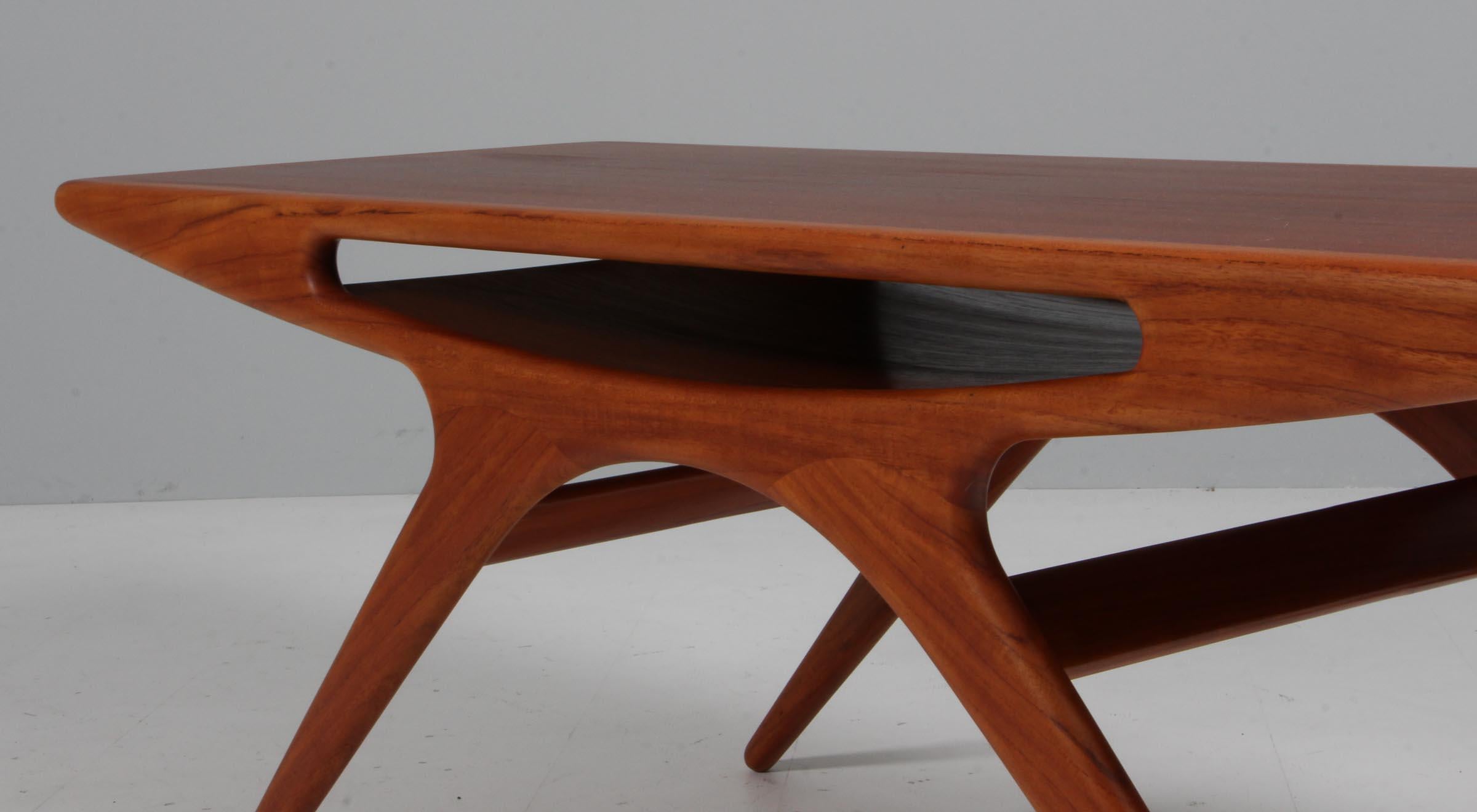 Mid-20th Century Johannes Andersen Coffee Table Produced by CFC Silkeborg in Denmark