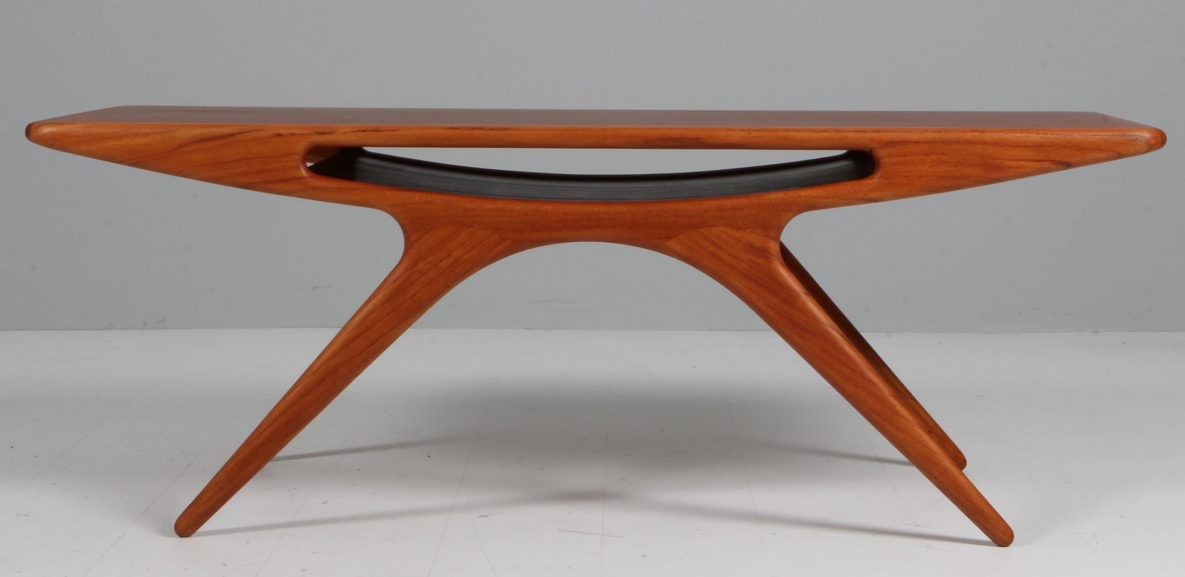 Johannes Andersen Coffee Table Produced by CFC Silkeborg in Denmark 1