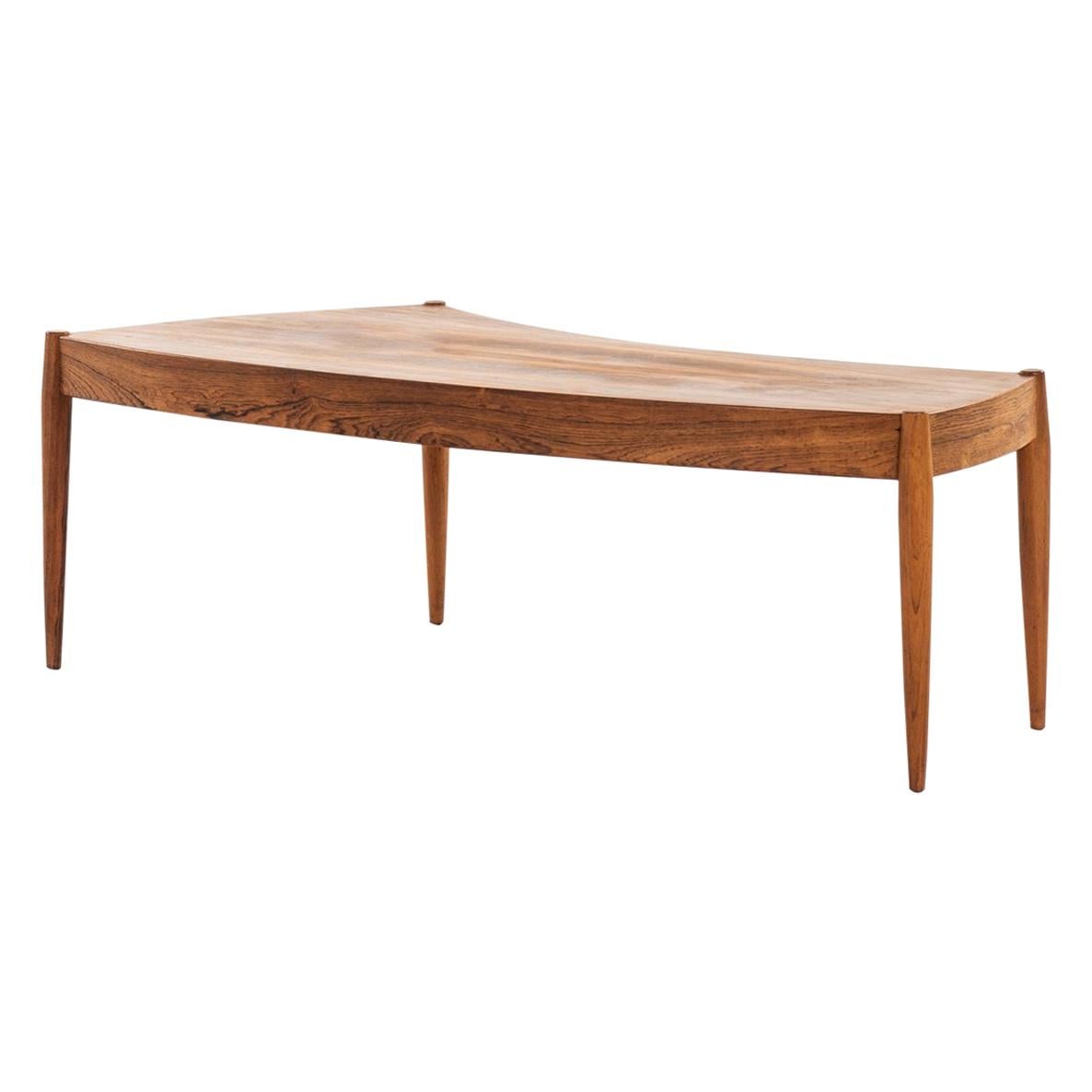 Johannes Andersen Coffee Table Produced by Trensum in Sweden For Sale