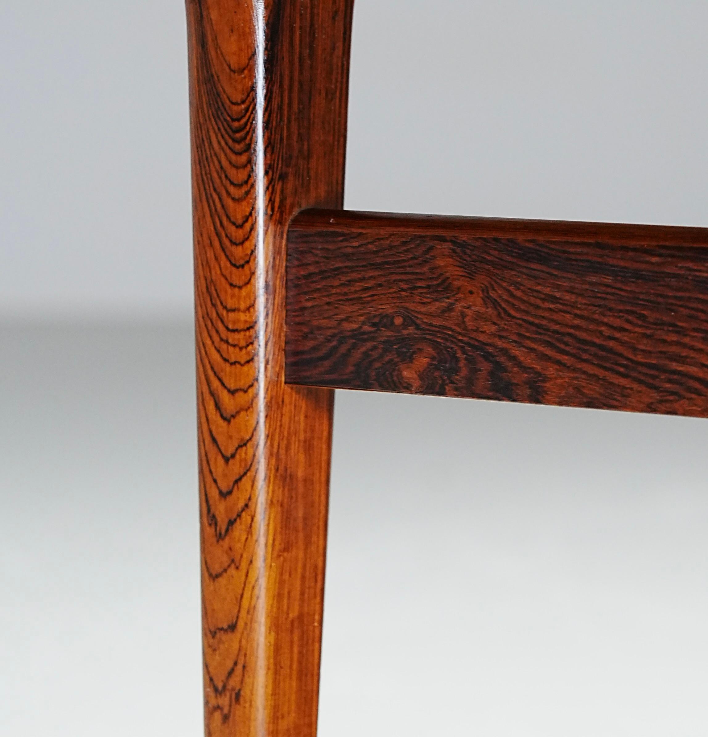 Teak Johannes Andersen Coffeetable with extractable leaves for CFC Silkeborg, Denmark For Sale