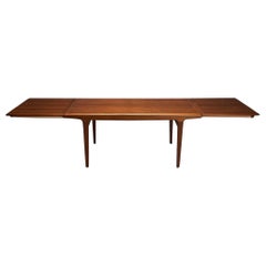 Johannes Andersen, Danish Mid-Century Modern, Dining Table, Teak, Denmark, 1960s