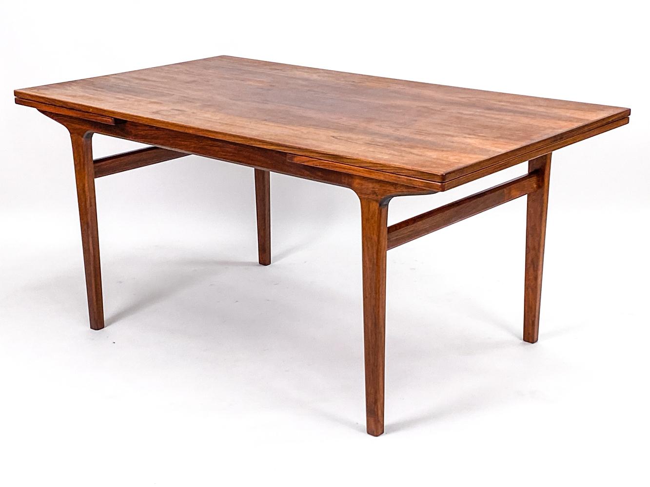 Mid-20th Century Johannes Andersen Danish Mid-Century Rosewood Extension Dining Table