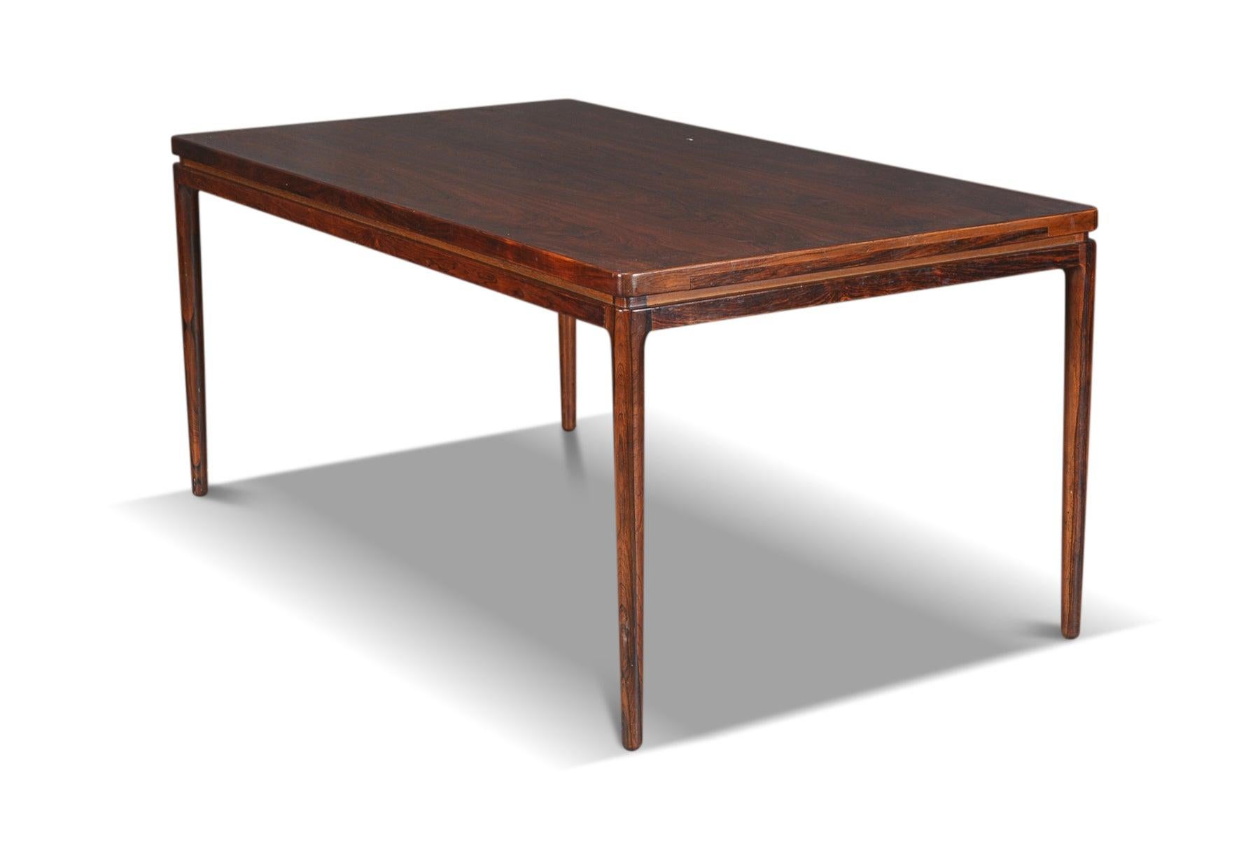 Mid-Century Modern Johannes Andersen Danish Modern Mid Century Dining Table in Rosewood