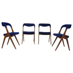 Johannes Andersen Danish Teak Dining Chairs