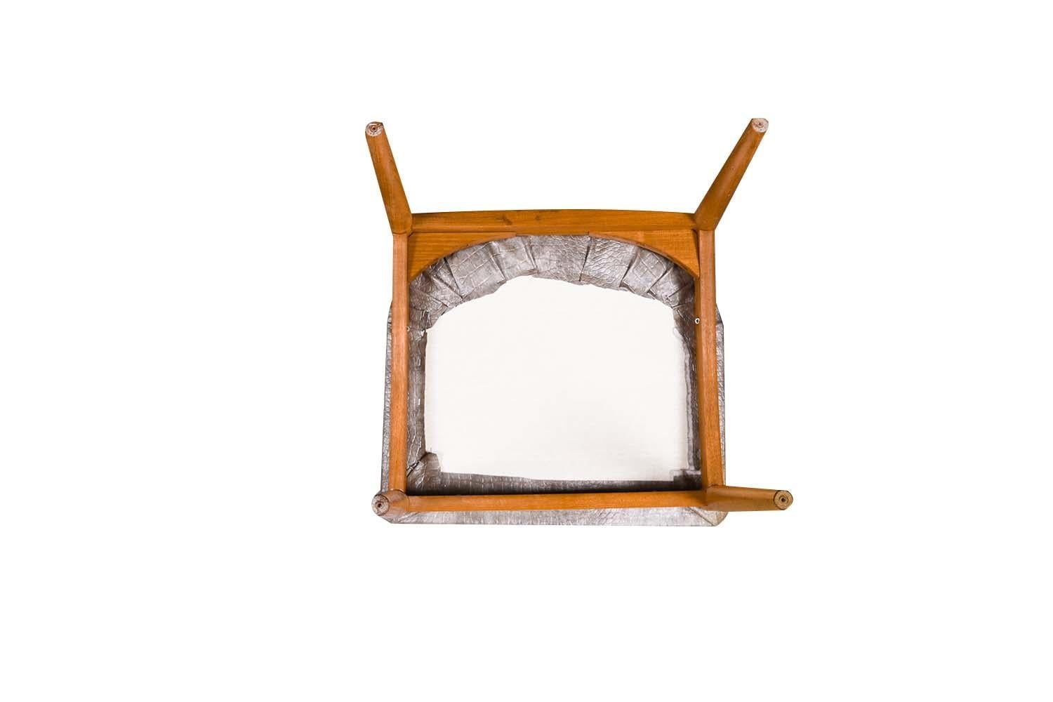 Sedie da pranzo Juliane di metà secolo in teak danese di Johannes Andersen in vendita 3