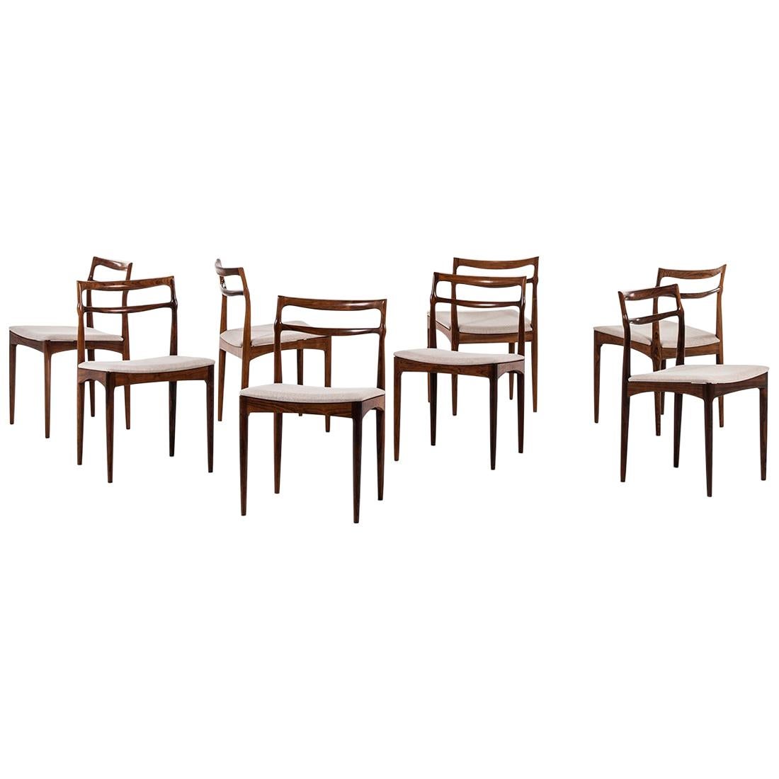 Johannes Andersen Dining Chairs by Chr. Linnebergs Møbelfabrik in Denmark