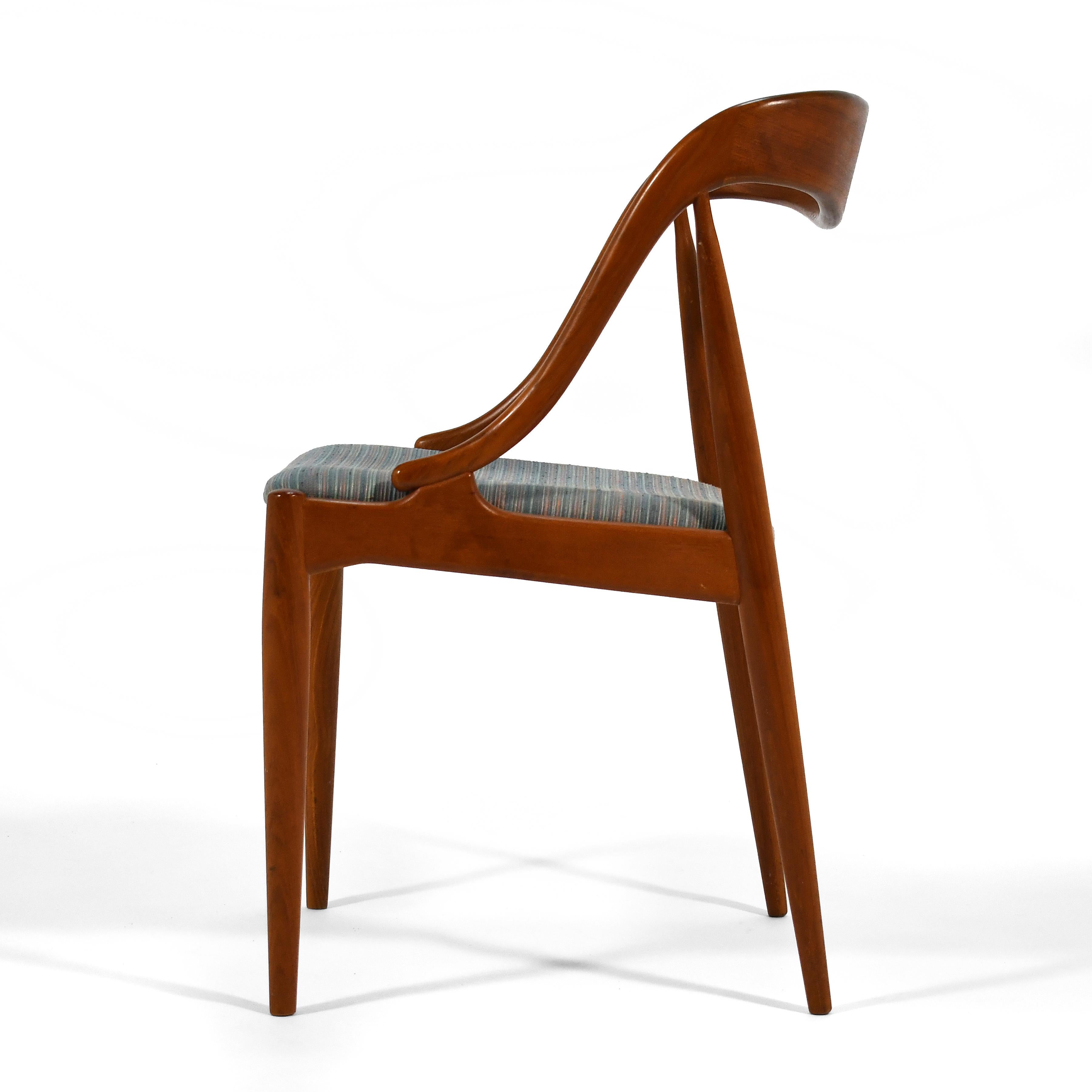 Mid-20th Century Johannes Andersen Dining Chairs by Uldum Møbelfabrik Set of 6 For Sale