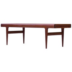 Johannes Andersen Extendable Teak Coffee Table, Denmark, 1960s