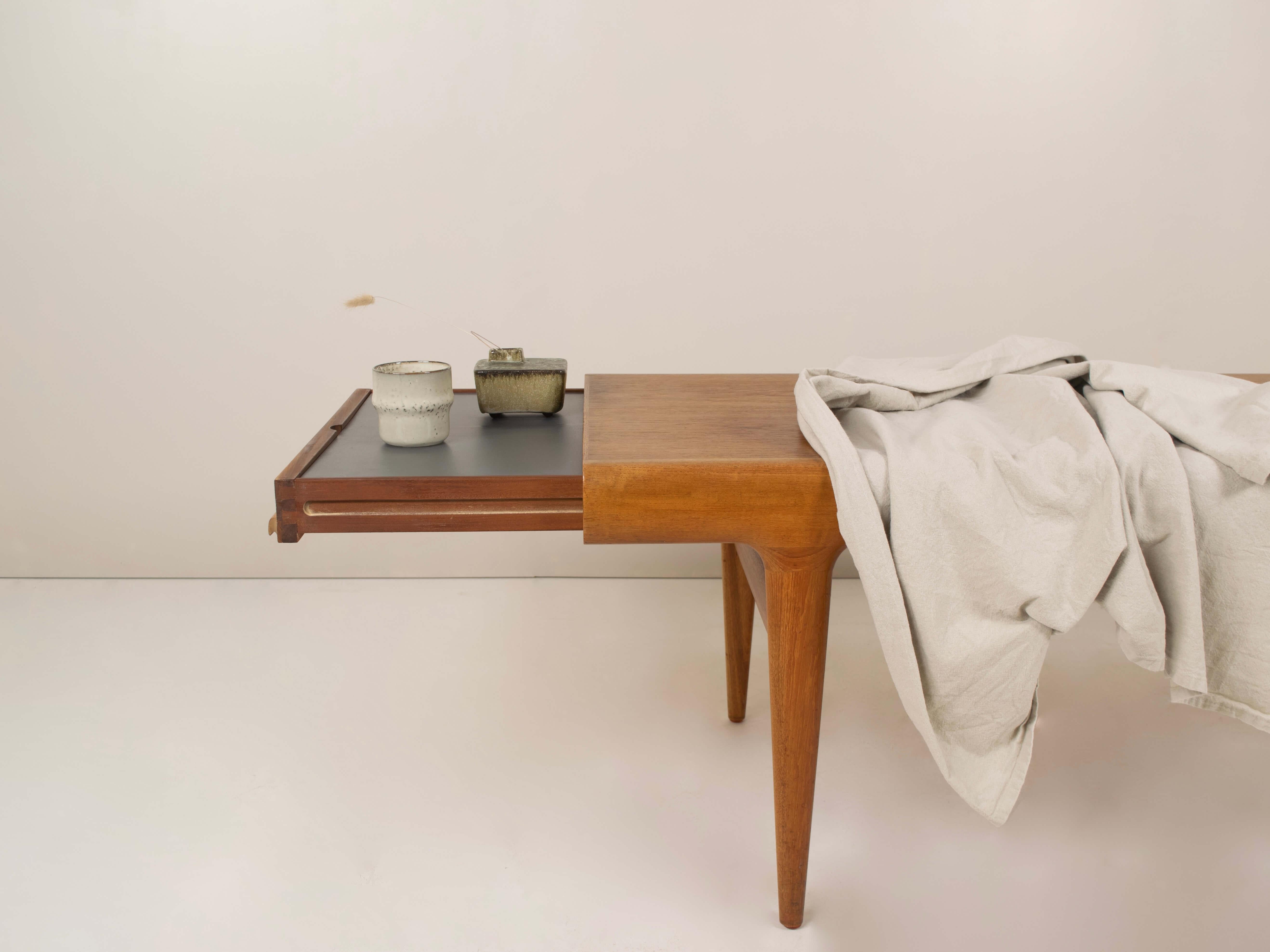 Johannes Andersen Extendable Teak Coffee Table for Uldum Møbelfabrik, 1960s 5