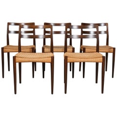 Johannes Andersen Five Dining Chairs