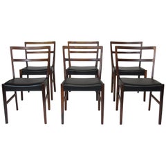 Johannes Andersen for Bernhard Pedersen & Sons Rosewood Dining Chairs - Set of 8