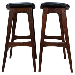 Johannes Andersen for BRDR Møbelfabrik Barstool in Teak