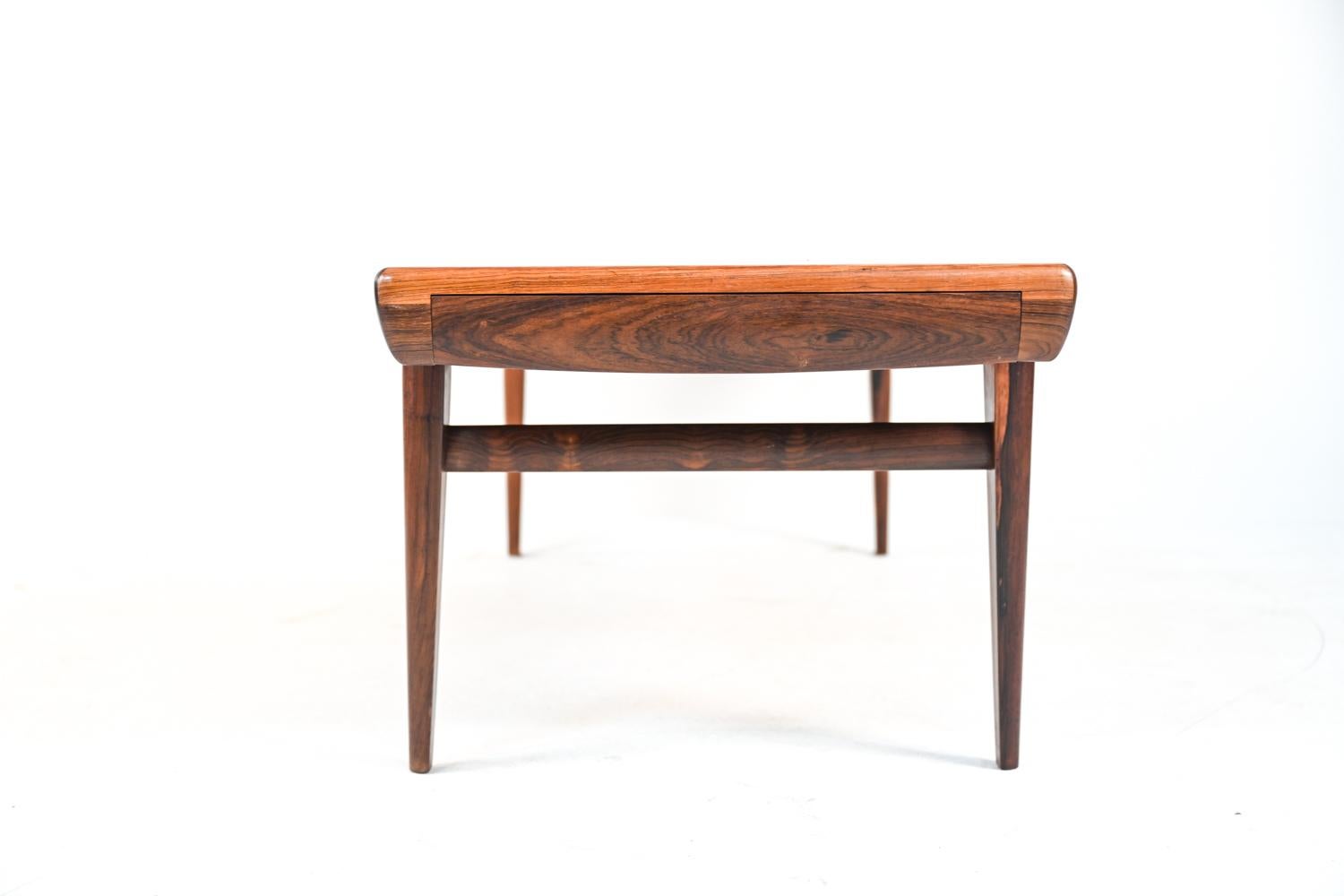 Johannes Andersen for CFC Silkeborg Rosewood Coffee Table, c. 1960's For Sale 8
