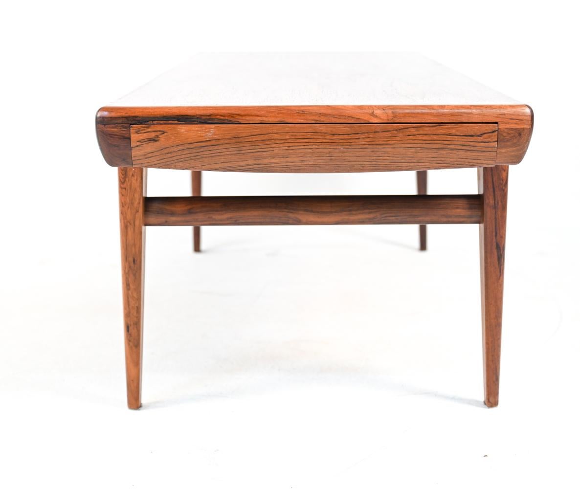 Johannes Andersen for CFC Silkeborg Rosewood Coffee Table, c. 1960's For Sale 10