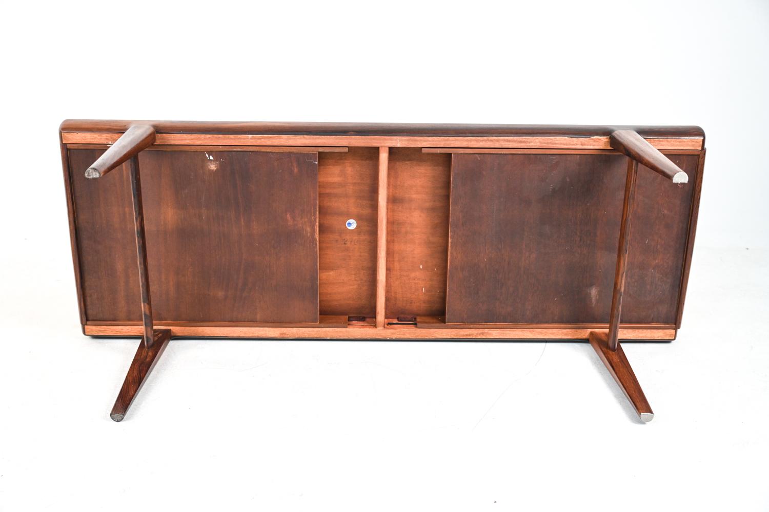 Johannes Andersen for CFC Silkeborg Rosewood Coffee Table, c. 1960's For Sale 12