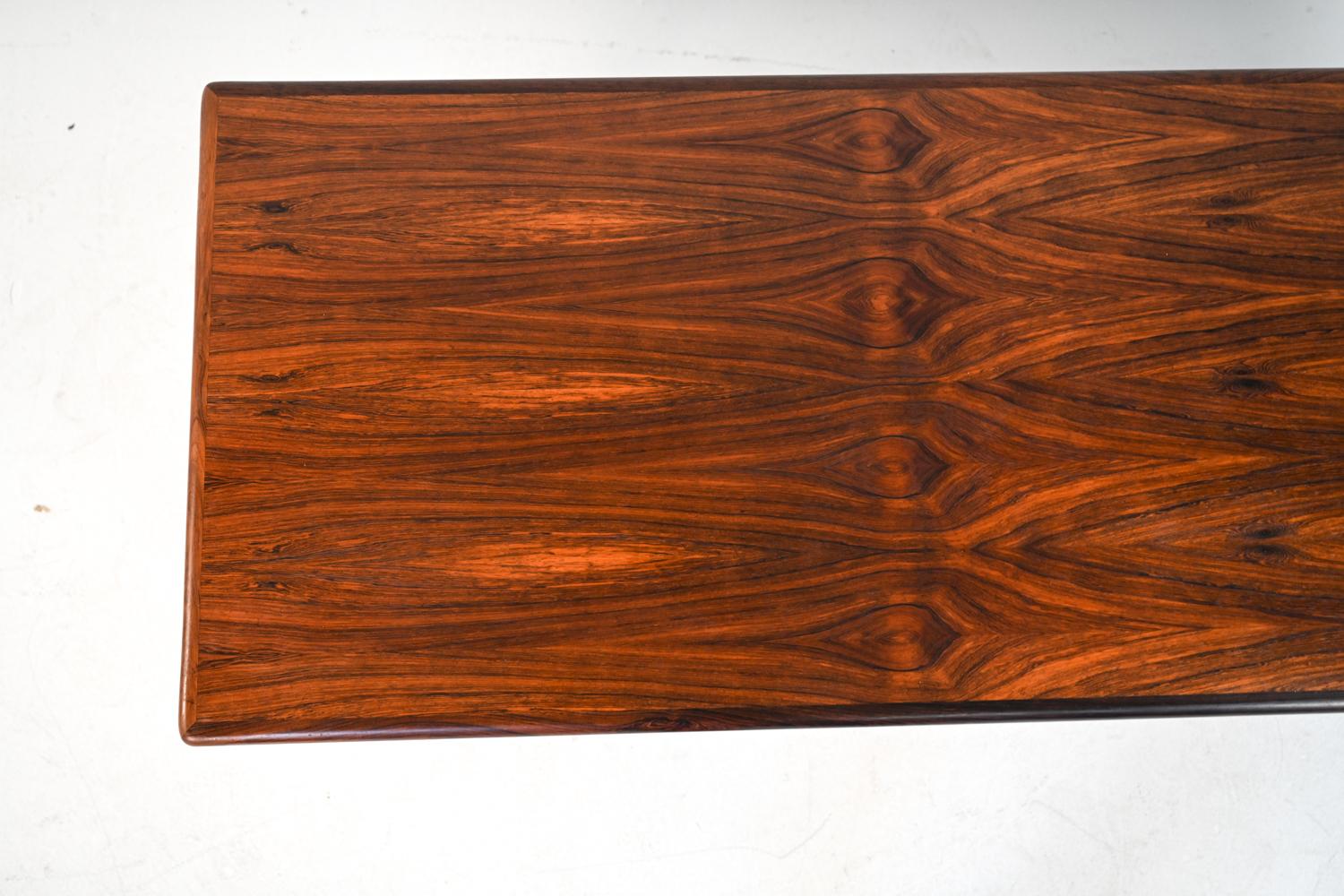 Mid-20th Century Johannes Andersen for CFC Silkeborg Rosewood Coffee Table, c. 1960's For Sale