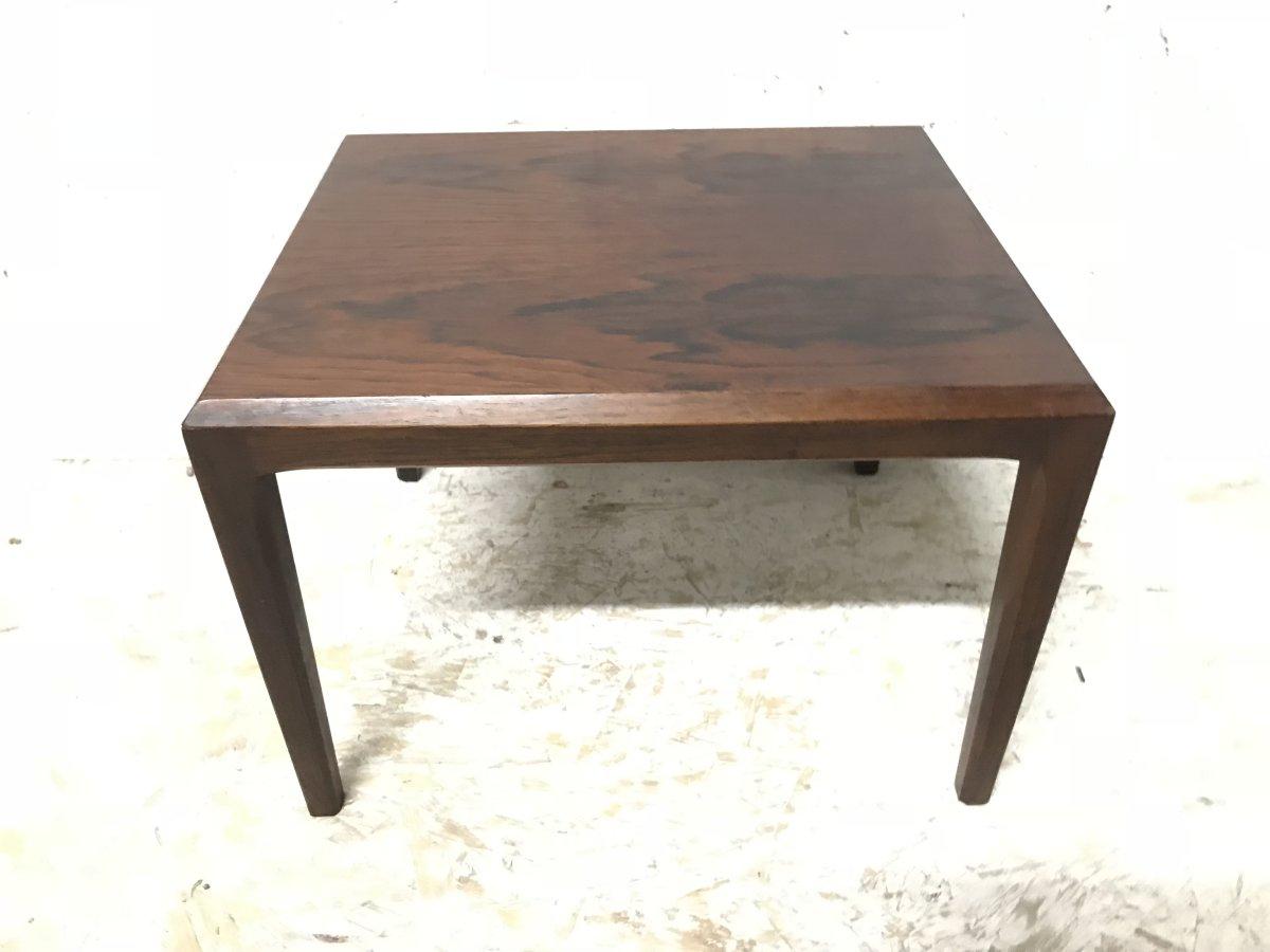 Mid-Century Modern Johannes Andersen for Silkeborg 1960s a Danish Design Rosewood Occasional Table For Sale