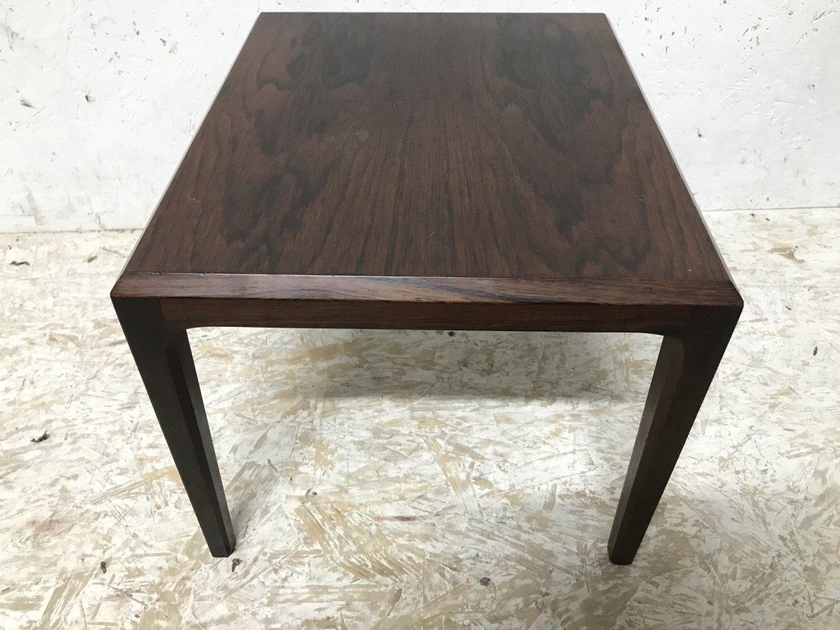Johannes Andersen for Silkeborg 1960s a Danish Design Rosewood Occasional Table For Sale 1